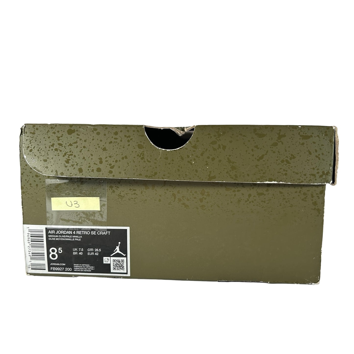 FB9927 200 Air Jordan 4 Craft Medium Olive [USED] - 8.5 M (Used3)