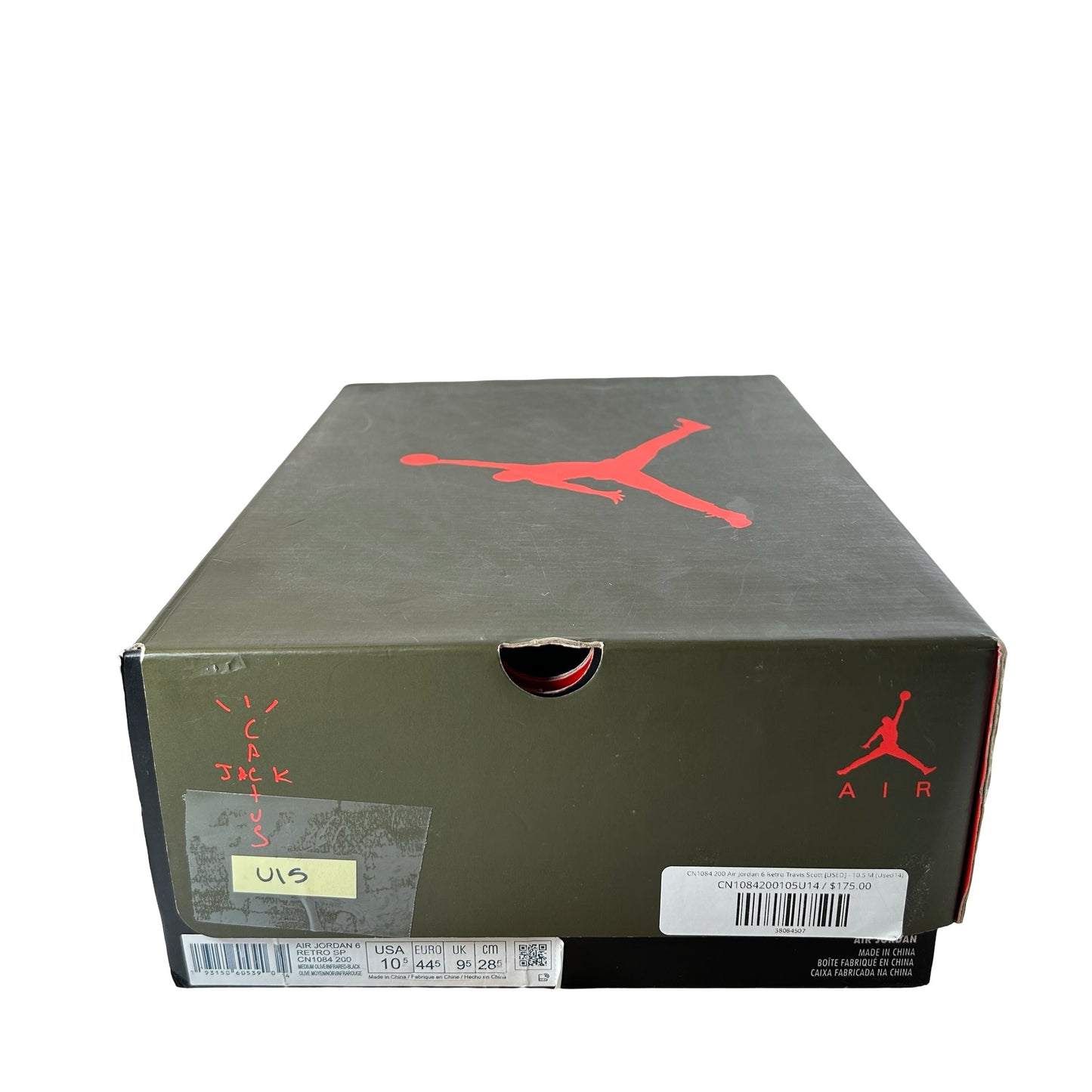 CN1084 200 Air Jordan 6 Retro Travis Scott [USED] - 10.5 M (Used15)