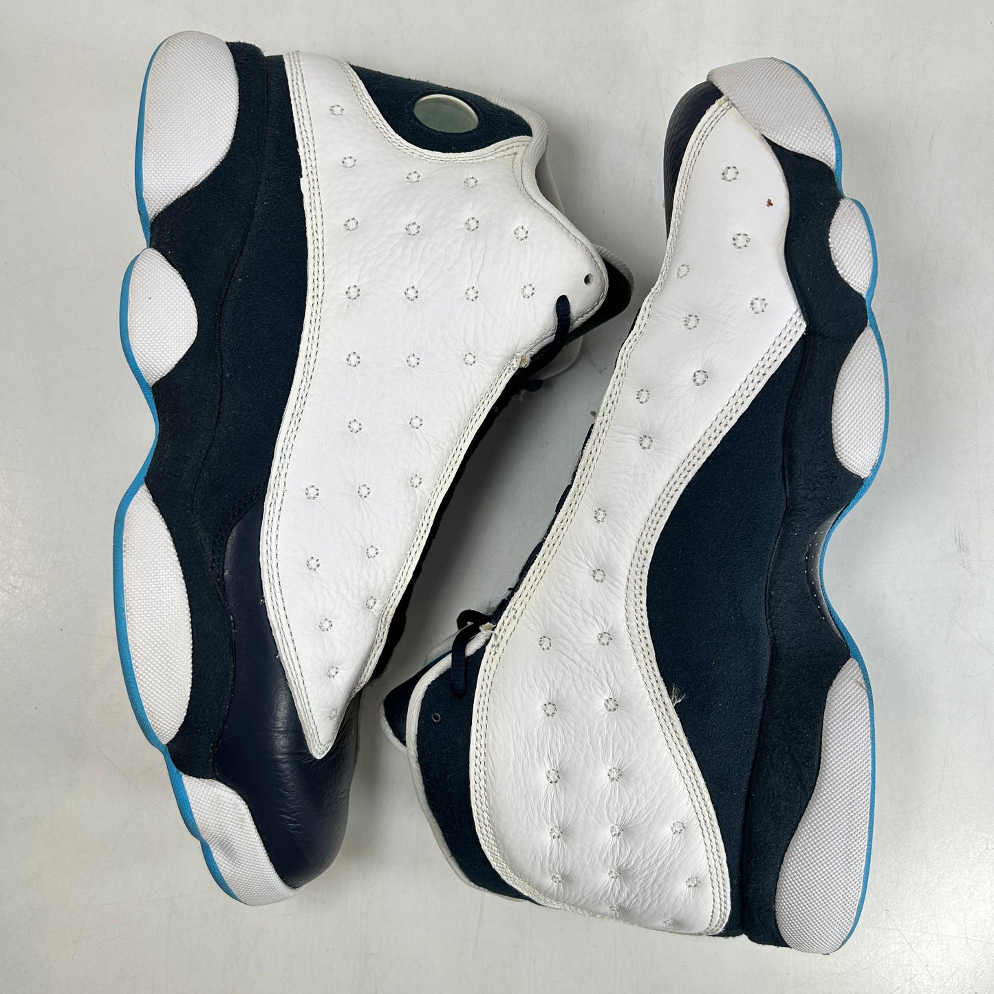 414571 144 Jordan 13 Retro Obsidian Powder Blue White [USED] - 11 M (Used2)