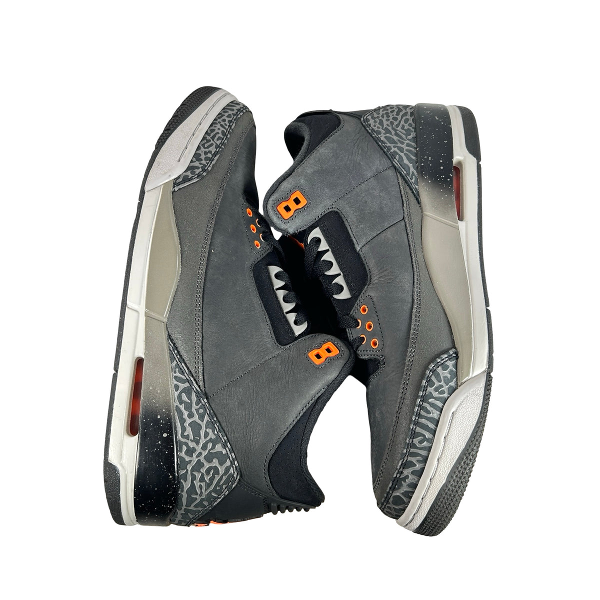CT8532 080 Jordan 3 Retro Fear Pack (2023) [USED] - 10.5 M (Used2) (No Box2)