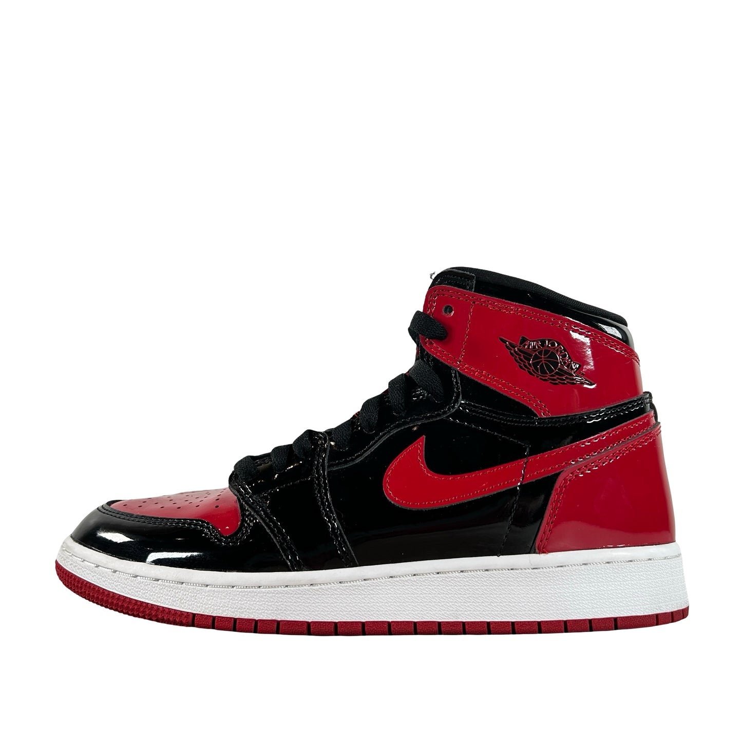 575441 063 Jordan 1 Retro High OG Patent Bred (GS) [USED] - 6.5 Y (Used) (No Box)