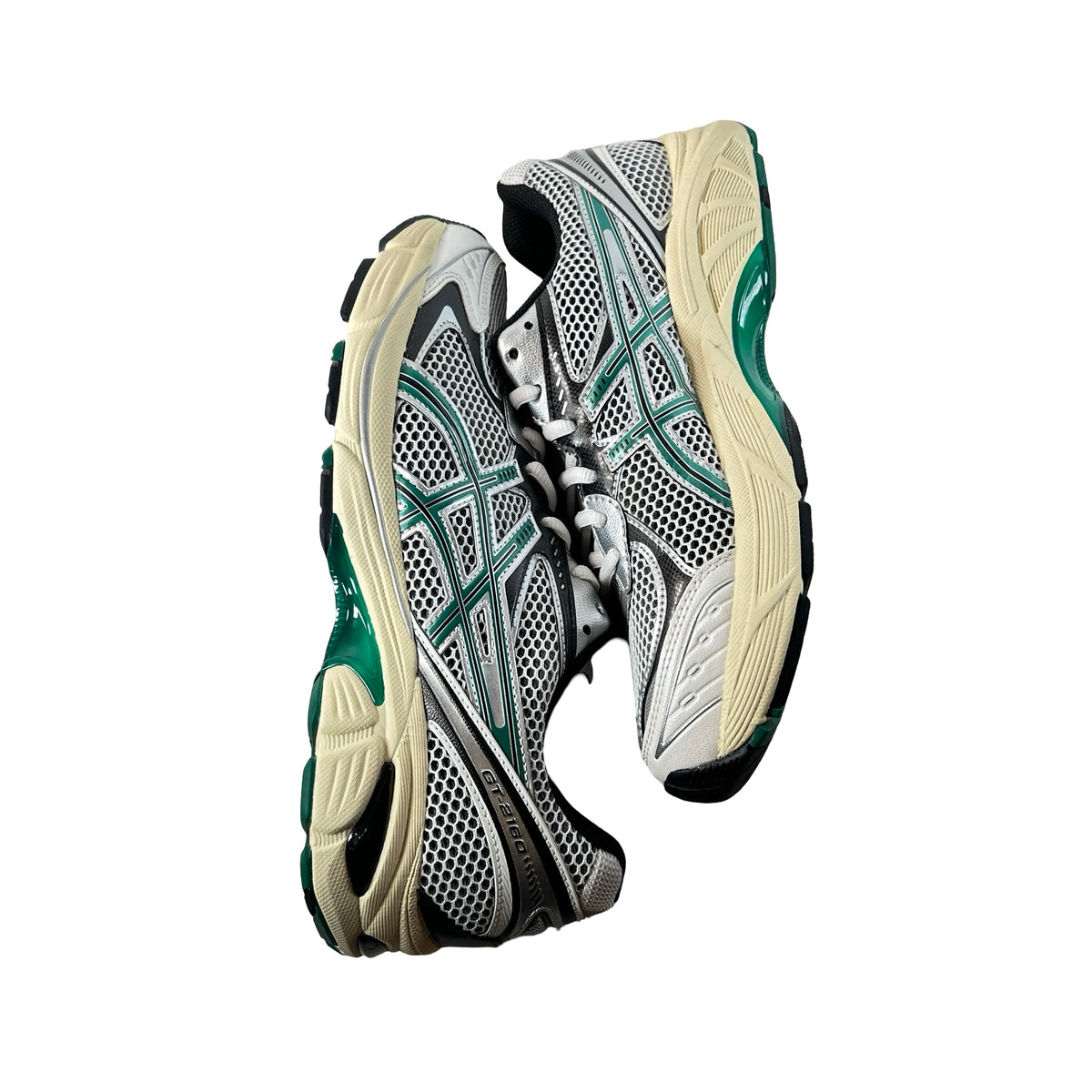1203A275 106 ASICS GT-2160 White Jasper Green [USED] - 8.5 M (Used)