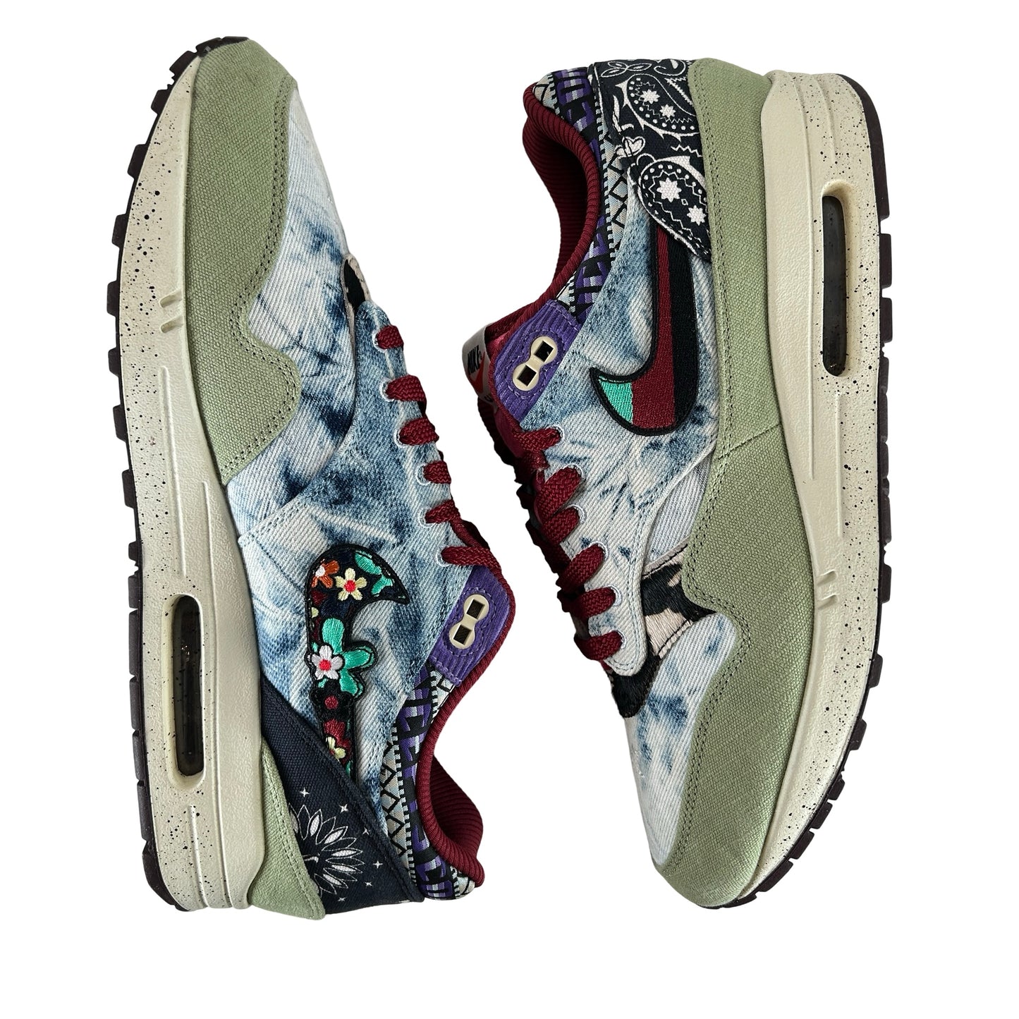 DN1803 300 Nike Air Max 1 Concepts Denim Oliva Lona