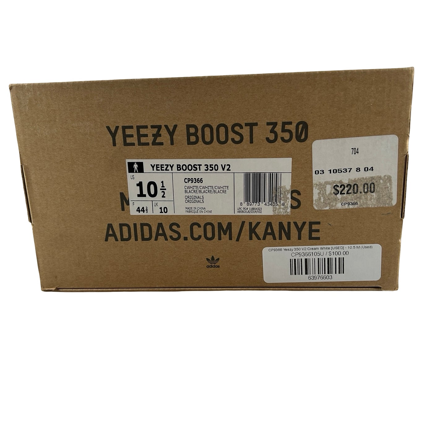 CP9366 Yeezy 350 V2 Crema Blanco