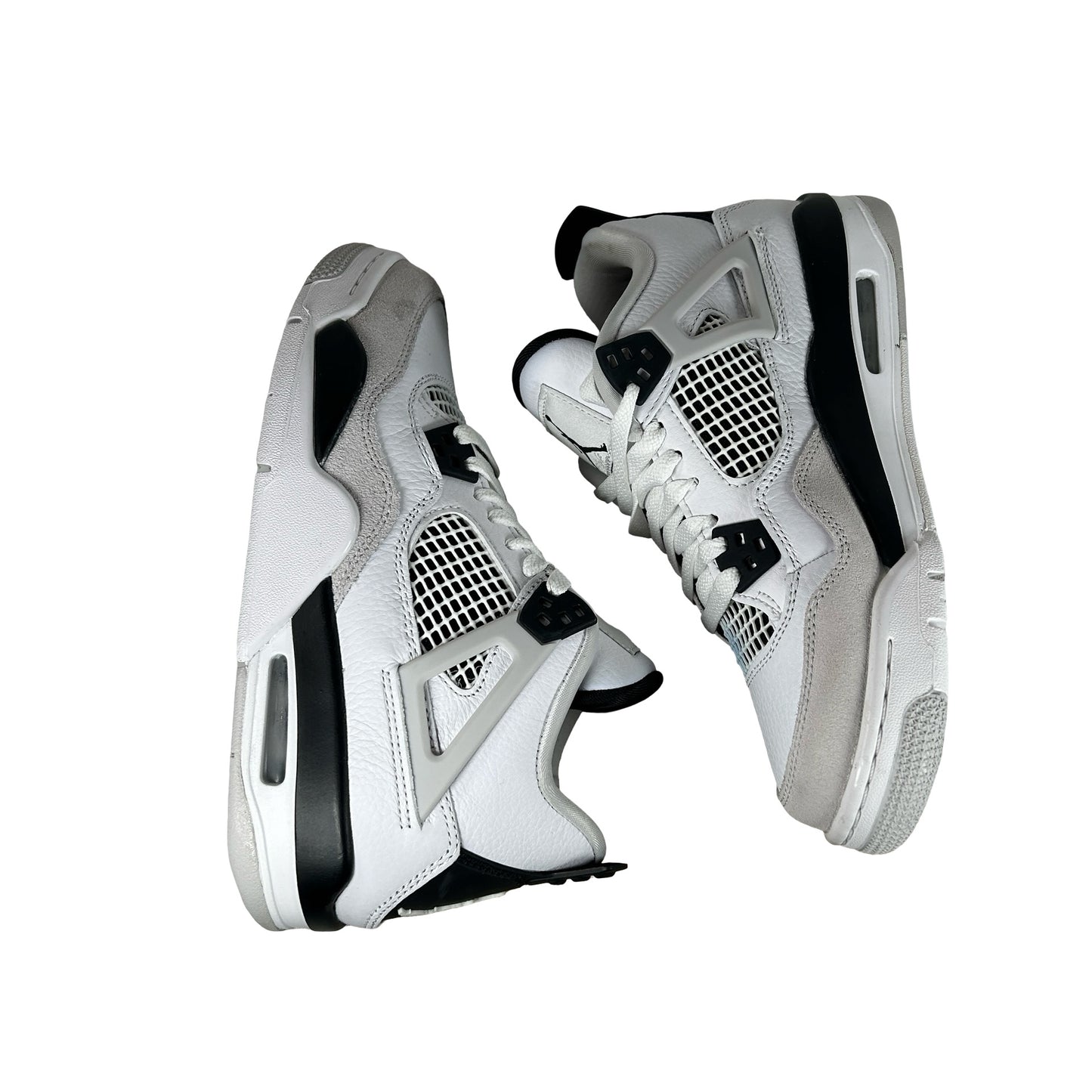 408452 111 Jordan 4 Retro Military Black (GS) - 6 Y (Stain On Netting)