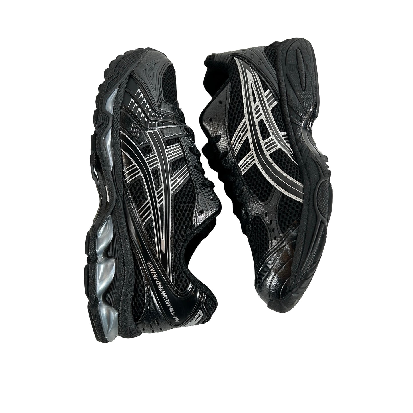1201A019 006 ASICS Gel-Kayano 14 Black Pure Silver [USED] - 8.5 M (Used)