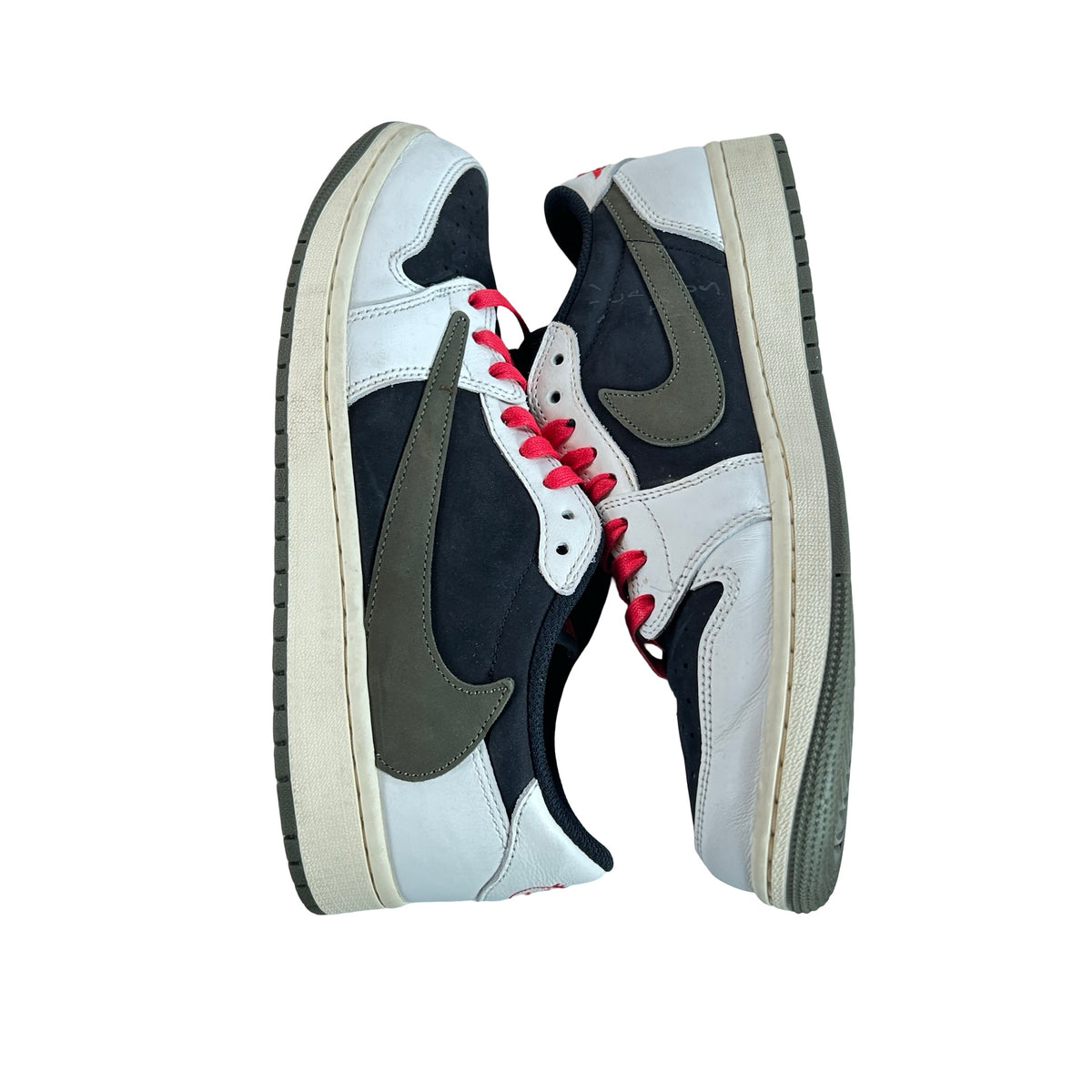 DZ4137 106 Jordan 1 Retro Low OG SP Travis Scott Olive (W) [USED] - 11 W (Used7)