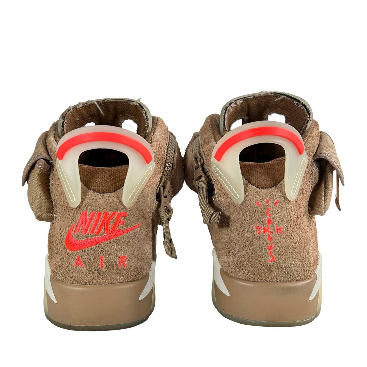 DH0690 200 Jordan 6 Retro Travis Scott British Khaki [USED] - 6 M (Used) (No Box)