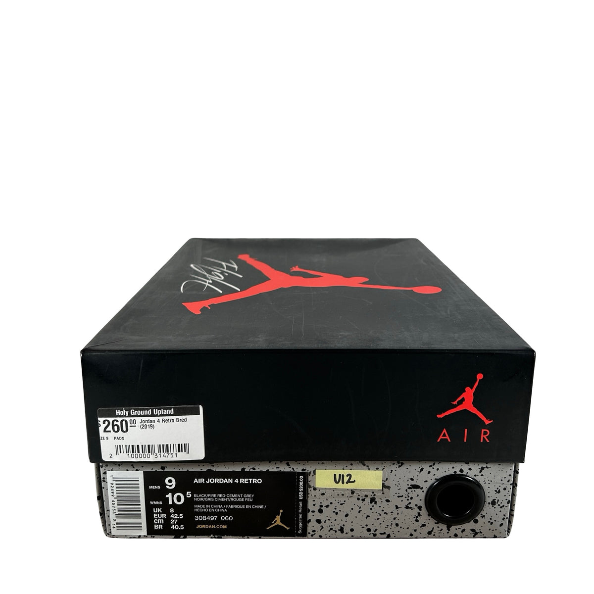 308497 060 Jordan 4 Bred (2019) [USED] - 9 M (Used12)