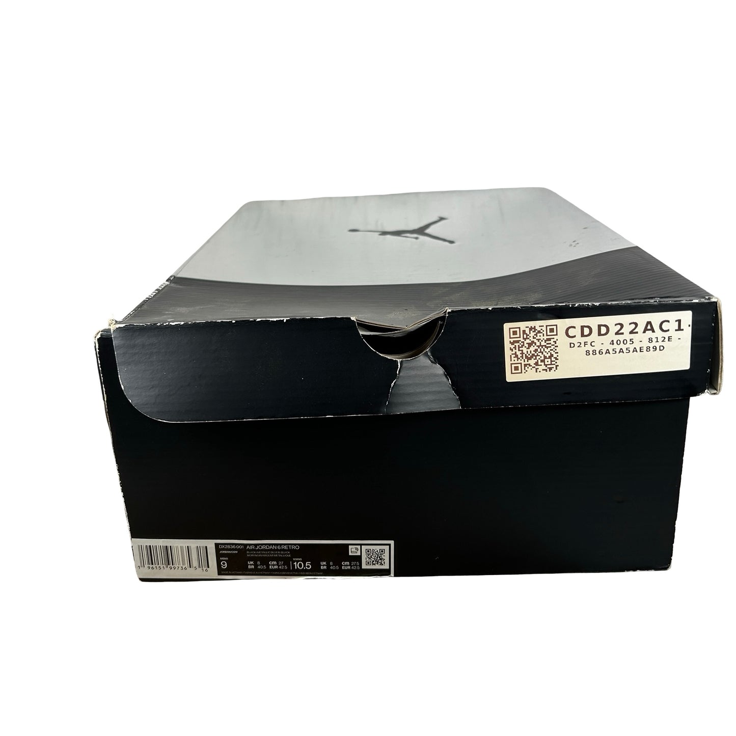 DX2836 001 Jordan 6 Retro Metallic Silver [USED] - 9 M (Used)