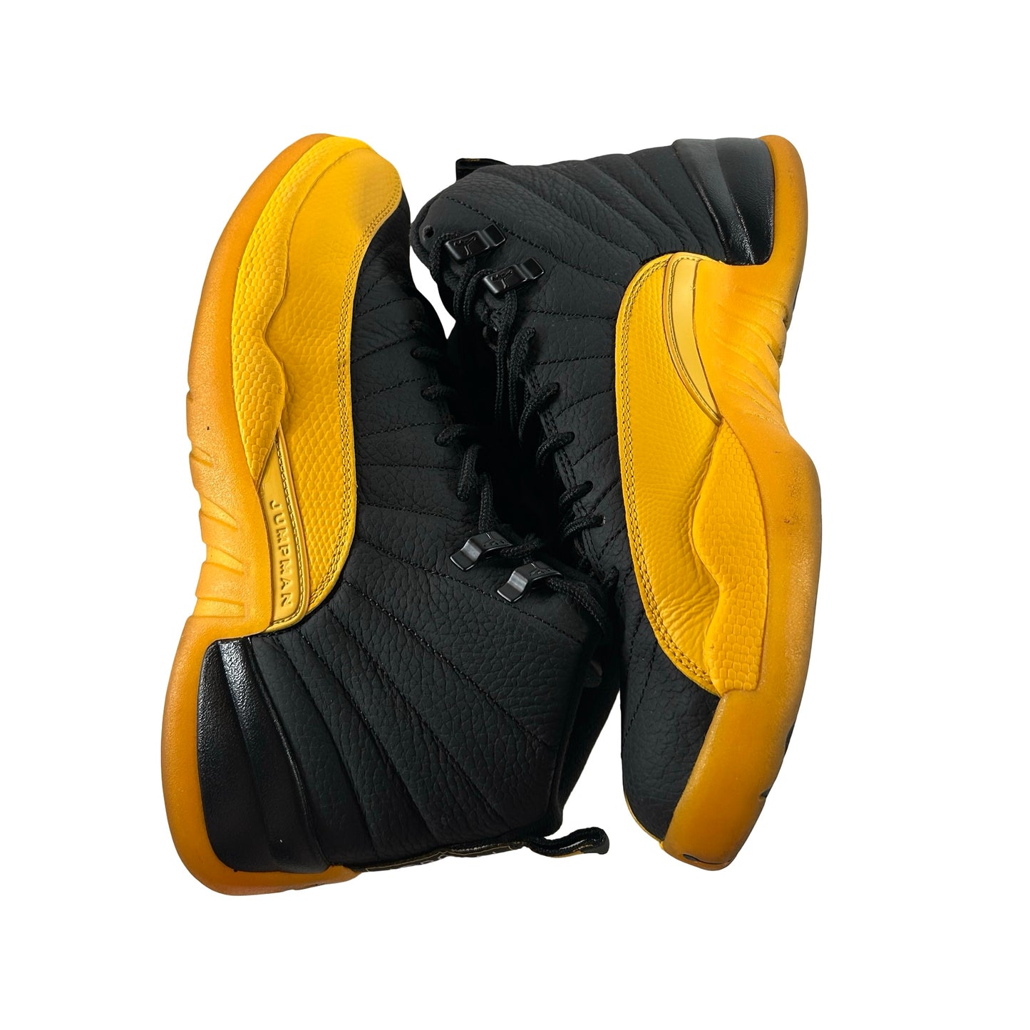 130690 070 Jordan 12 Black University Gold [USED] - 9.5 M (Used)