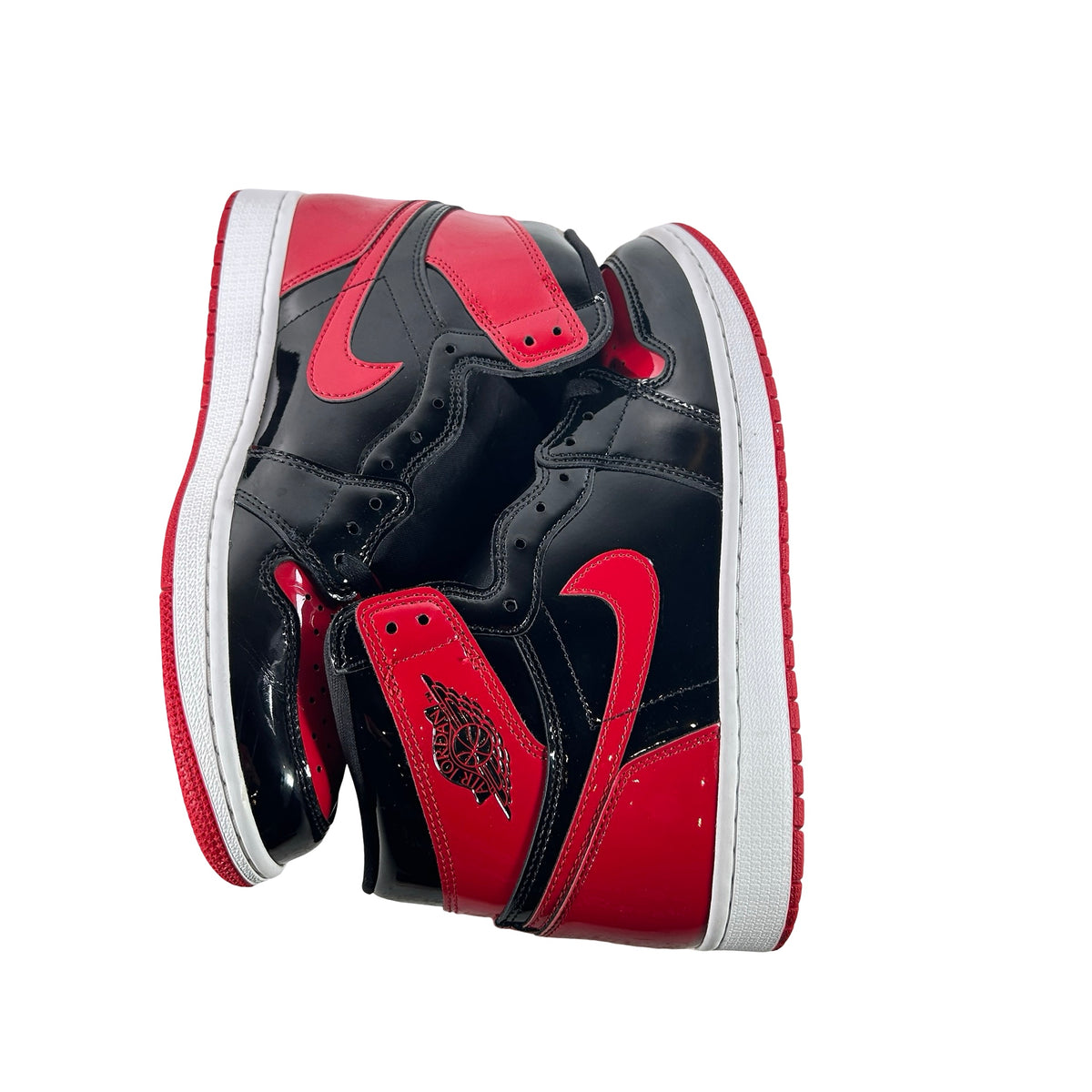 555088 063 Jordan 1 Retro High OG Patent Bred [USED] - 9.5 M (Used14)