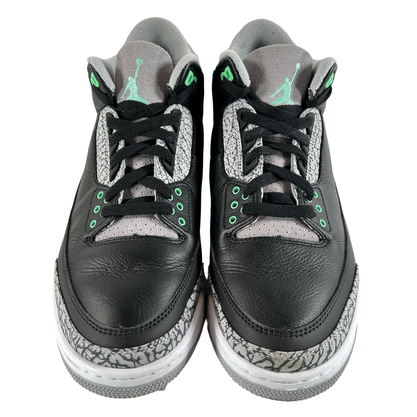 CT8532 031 Jordan 3 Retro Green Glow [USED] - 10 M (Used) (No Box)