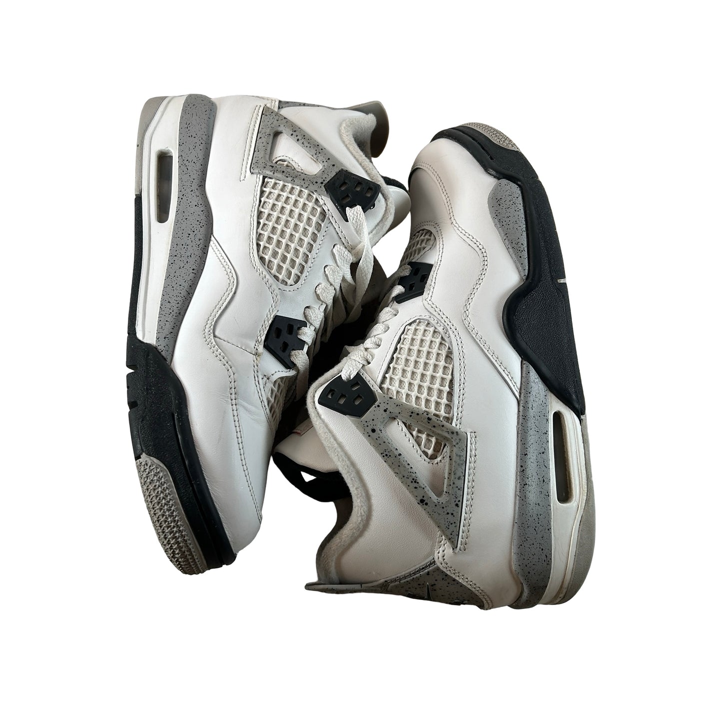 IB4171 100 Jordan 4 Retro White Cement (2025) (GS) [USED] - 6 Y (Used)