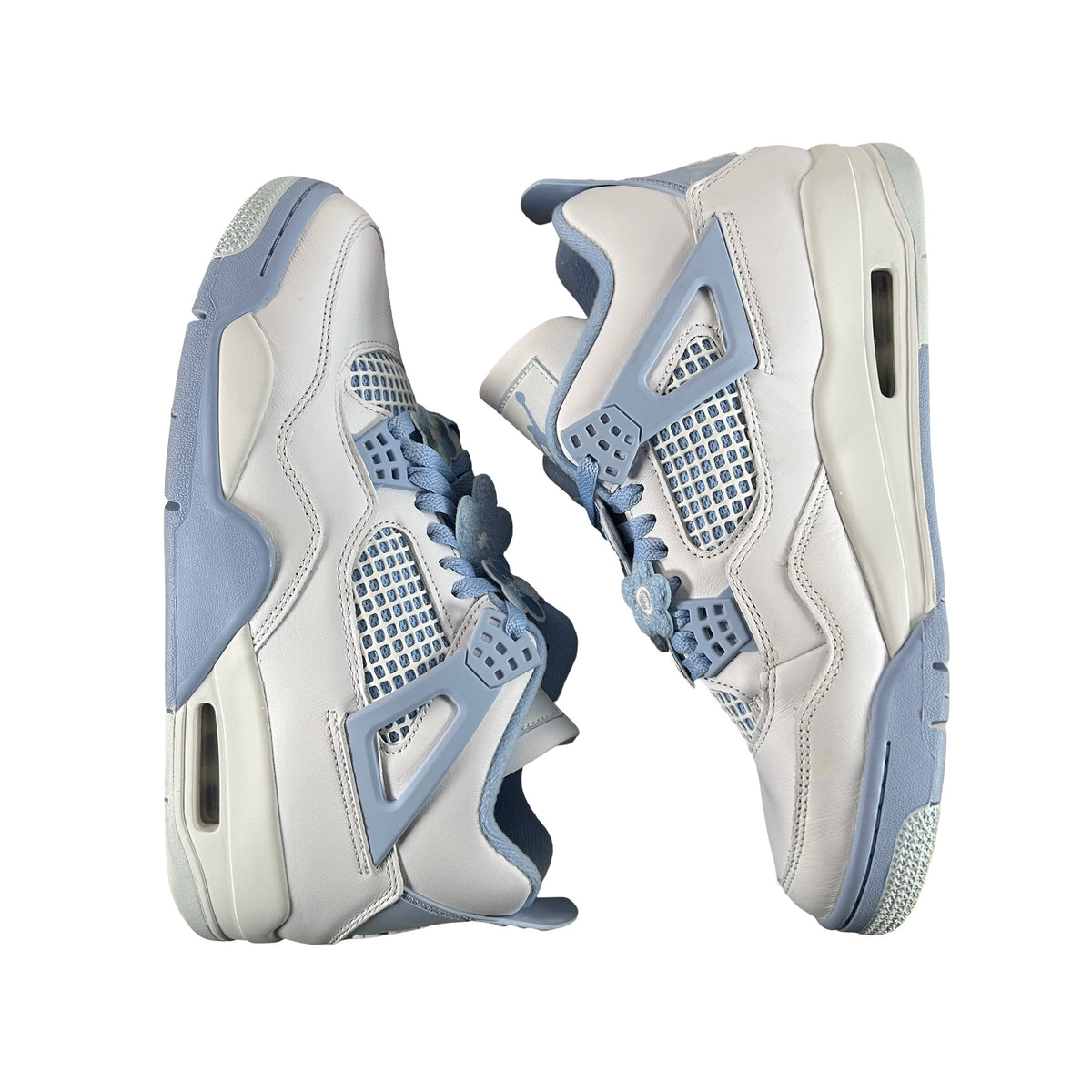 HV0823 100 Jordan 4 Retro Forget Me Not (Women's) [USED] - 11 W (Used)