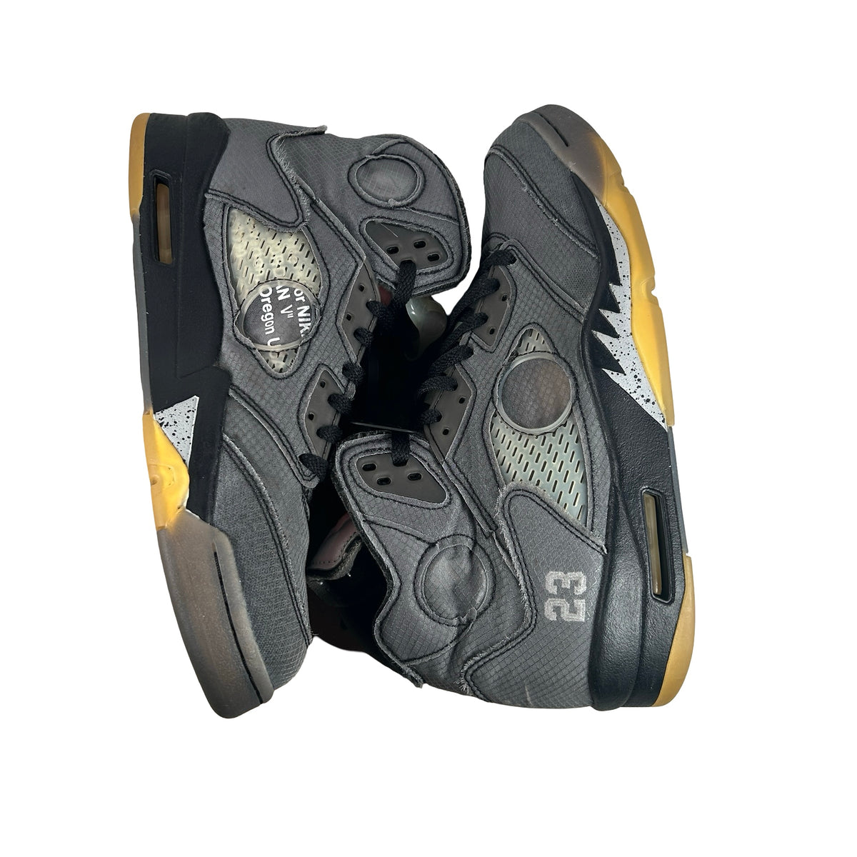 CT8480 001 Jordan 5 Off-White Black [USED] - 9 M (Used13)