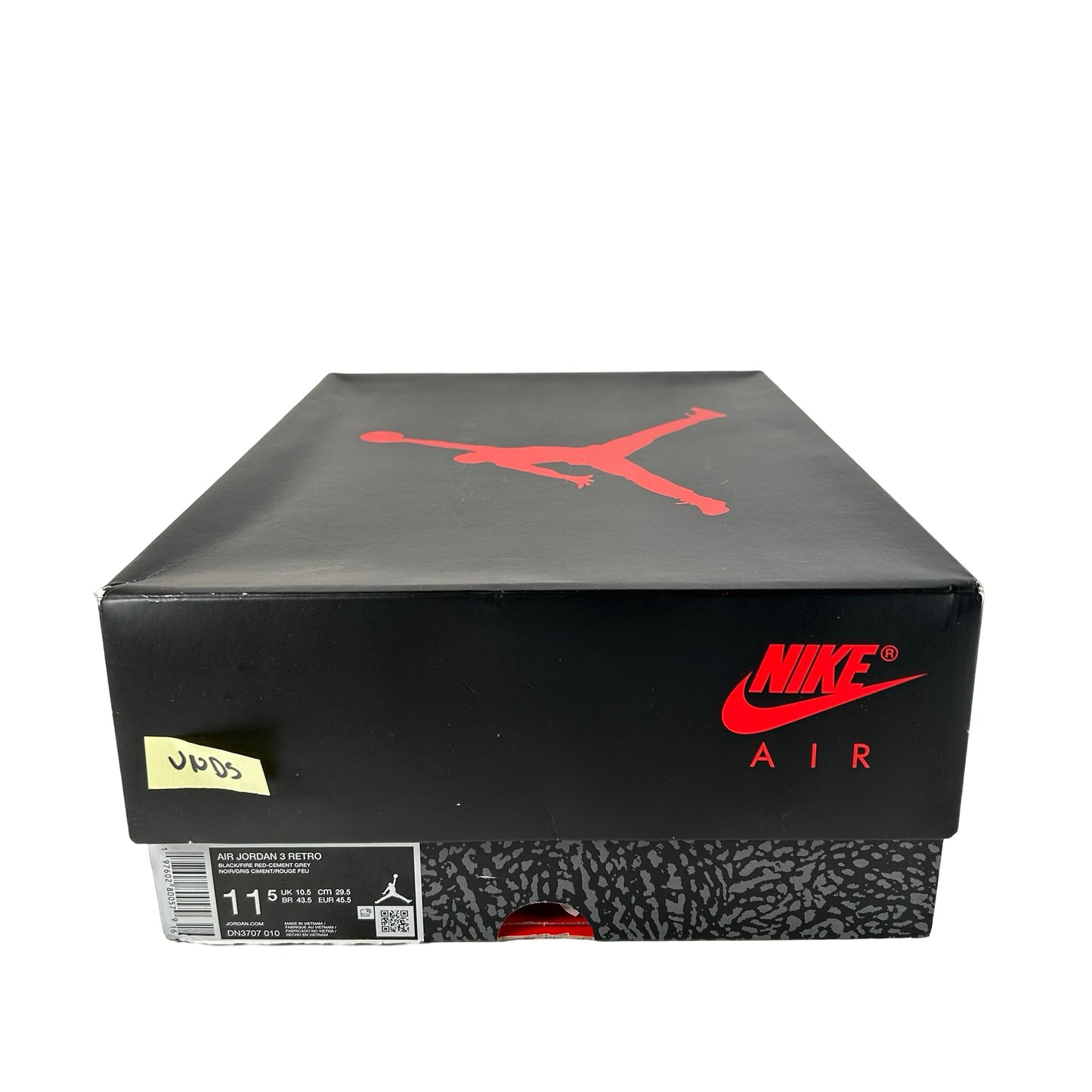 DN3707 010 Jordan 3 Retro Black Cement Reimagined (2024) [USED] - 11.5 M (VNDS)