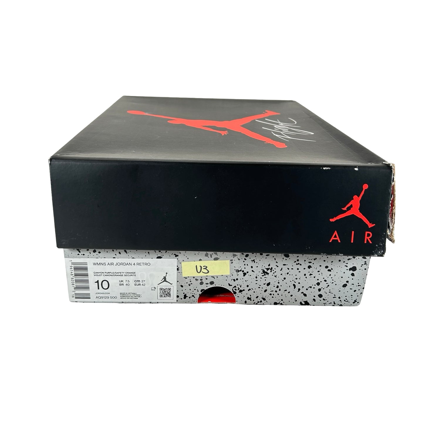 AQ9129 500 Jordan 4 Retro Canyon Purple [USED] - 10 W (Used3)