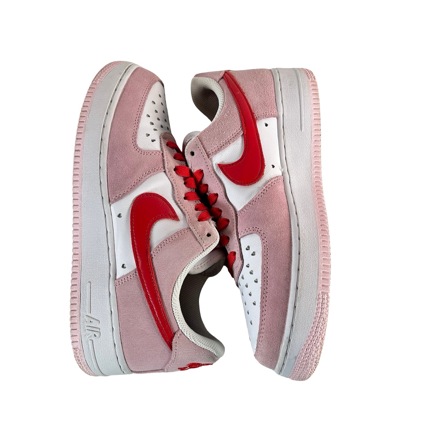 DD3384 600 Nike Air Force 1 Low '07 QS Valentine's Day Love Letter [USED] - 7.5 M (Used)