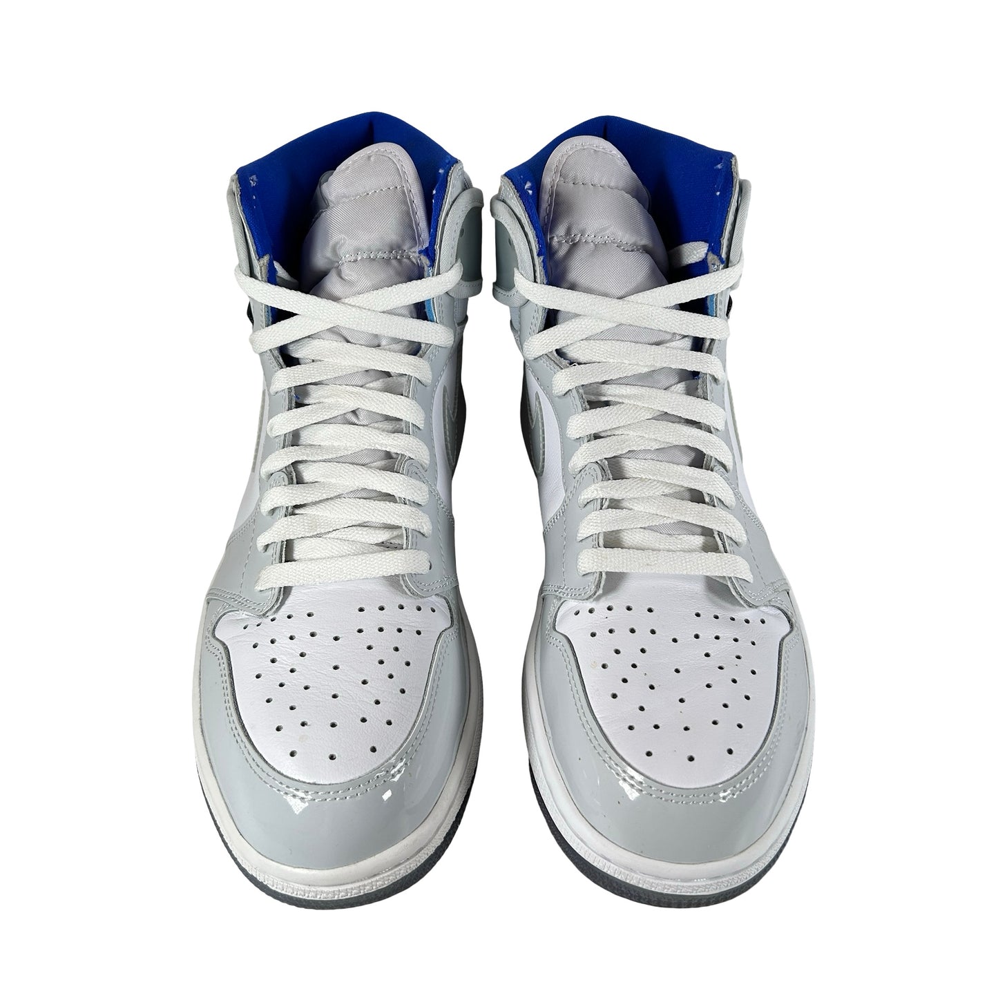 CK6637 104 Jordan 1 Retro High Zoom White Racer Blue [USED] - 11 M (Used) (No Box)
