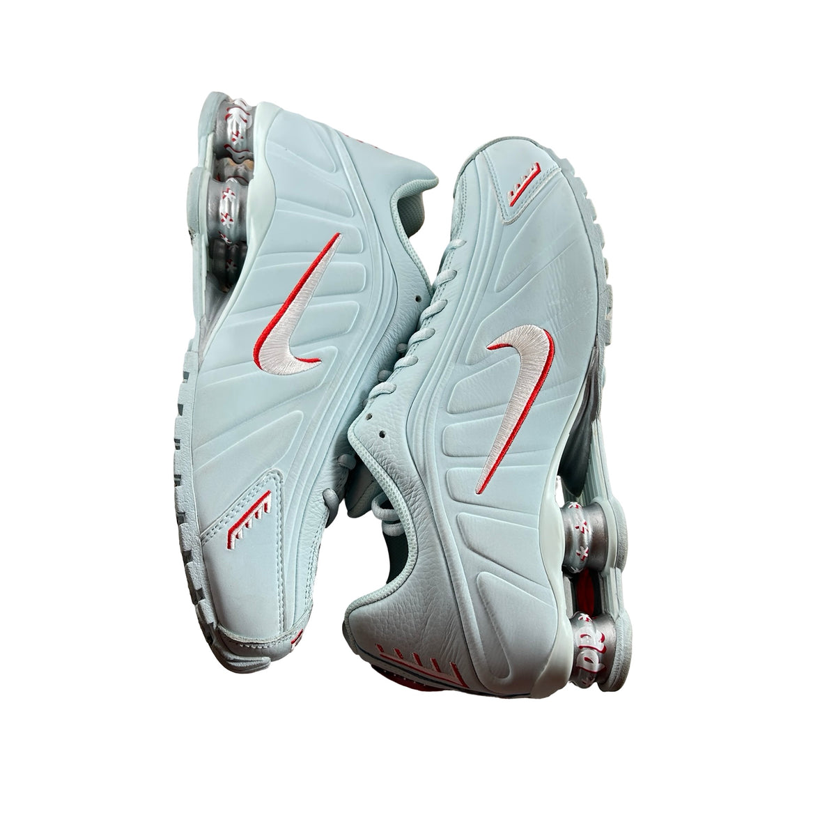 IQ1867 474 Nike Shox R4 Puerto Rico [USED] - 8 M (Used)