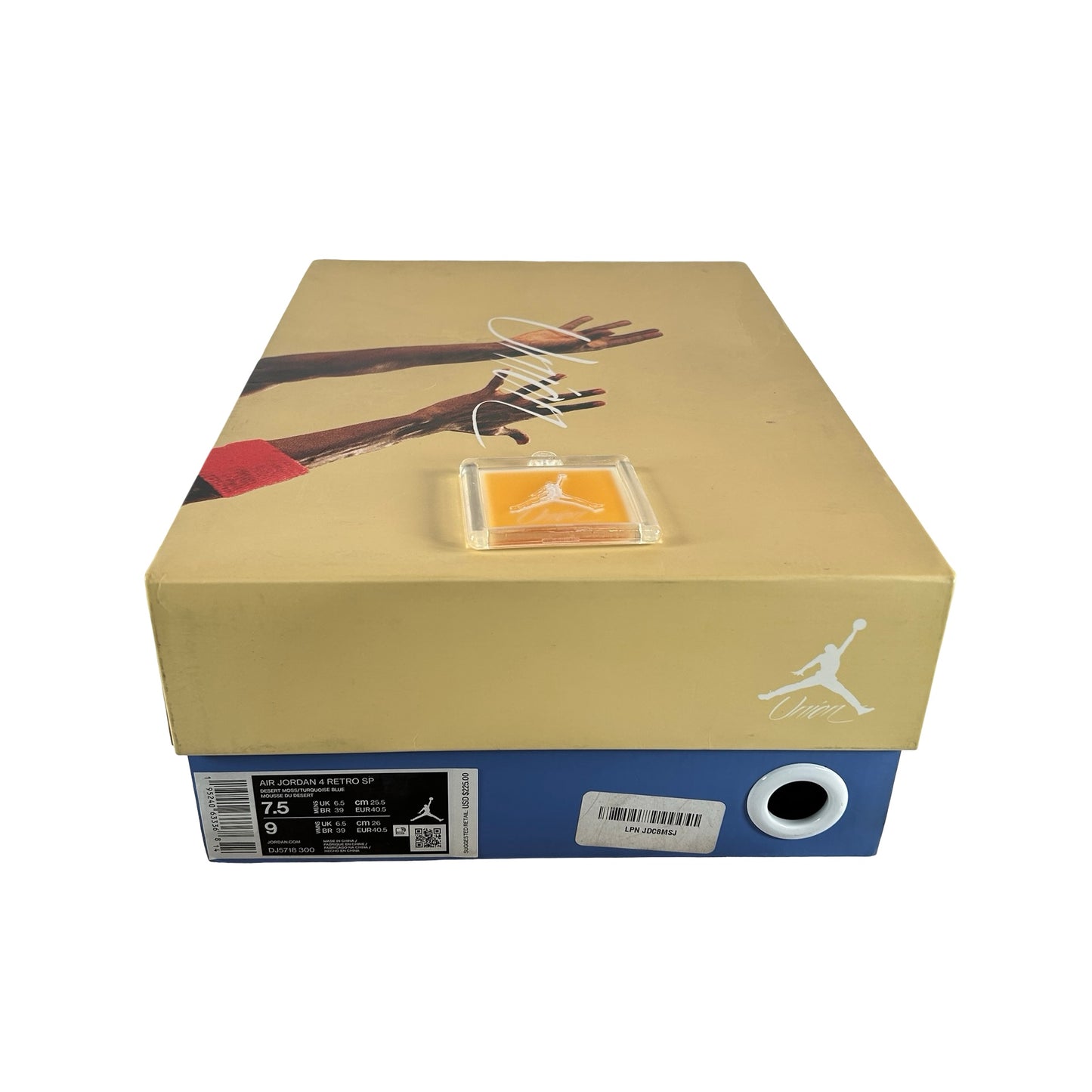 DJ5718 300 Jordan 4 Union Desert Moss [USED] - 7.5 M (Used)