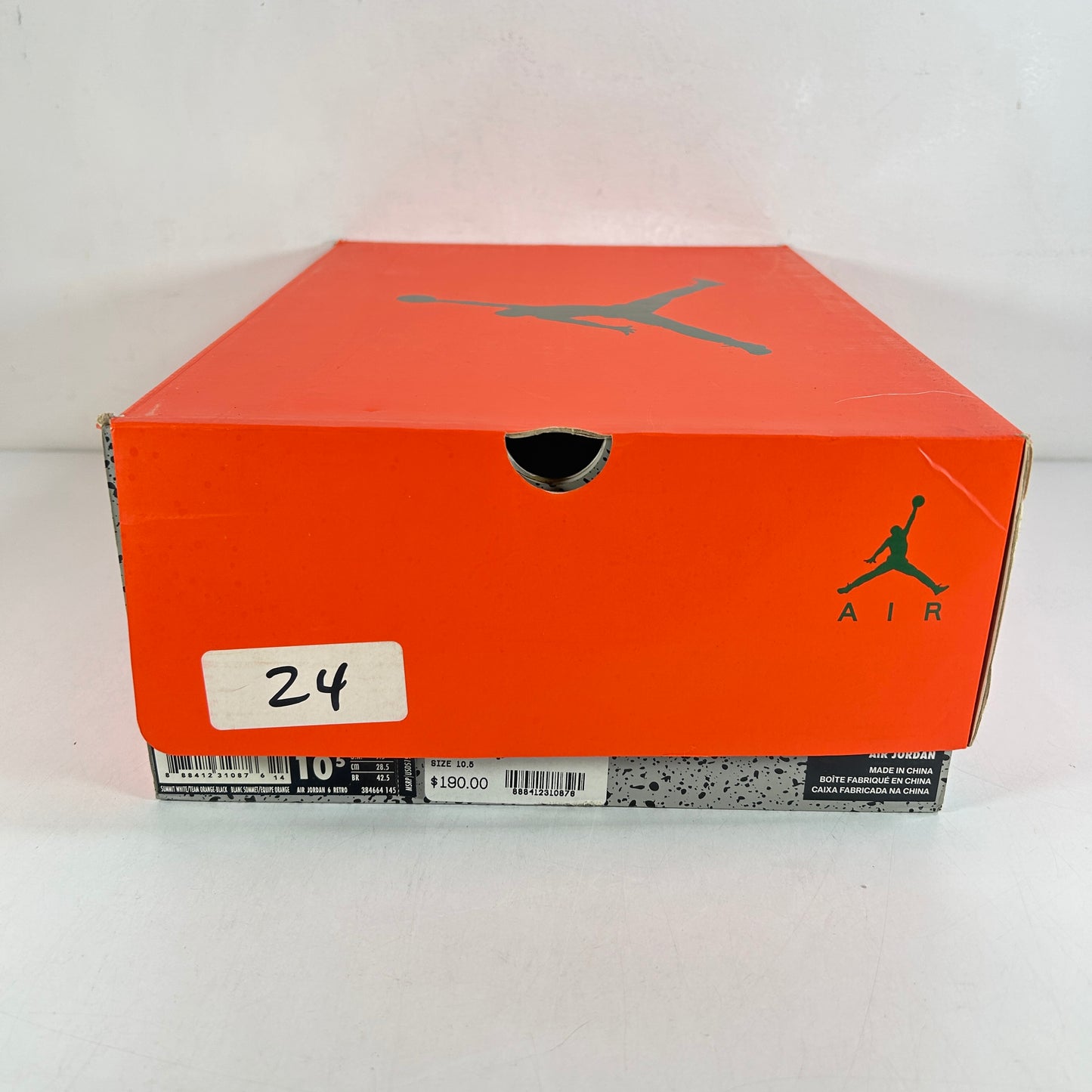 384664 145 Jordan 6 Retro Gatorade Like Mike White [USED] - 10.5 M (Used)