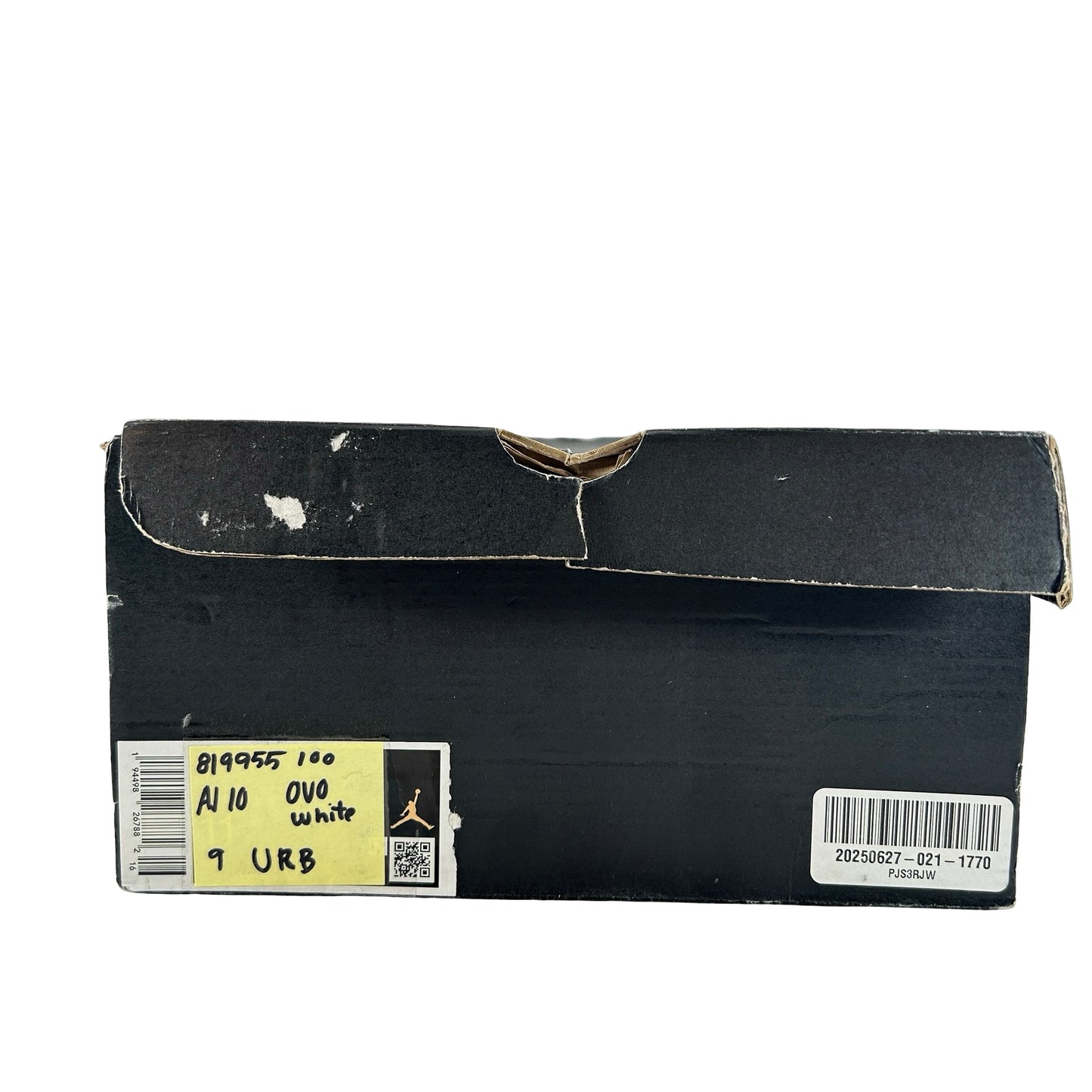 819955 100 Jordan 10 Retro Drake OVO White [USED] - 9 M (Used) (Replace Box)