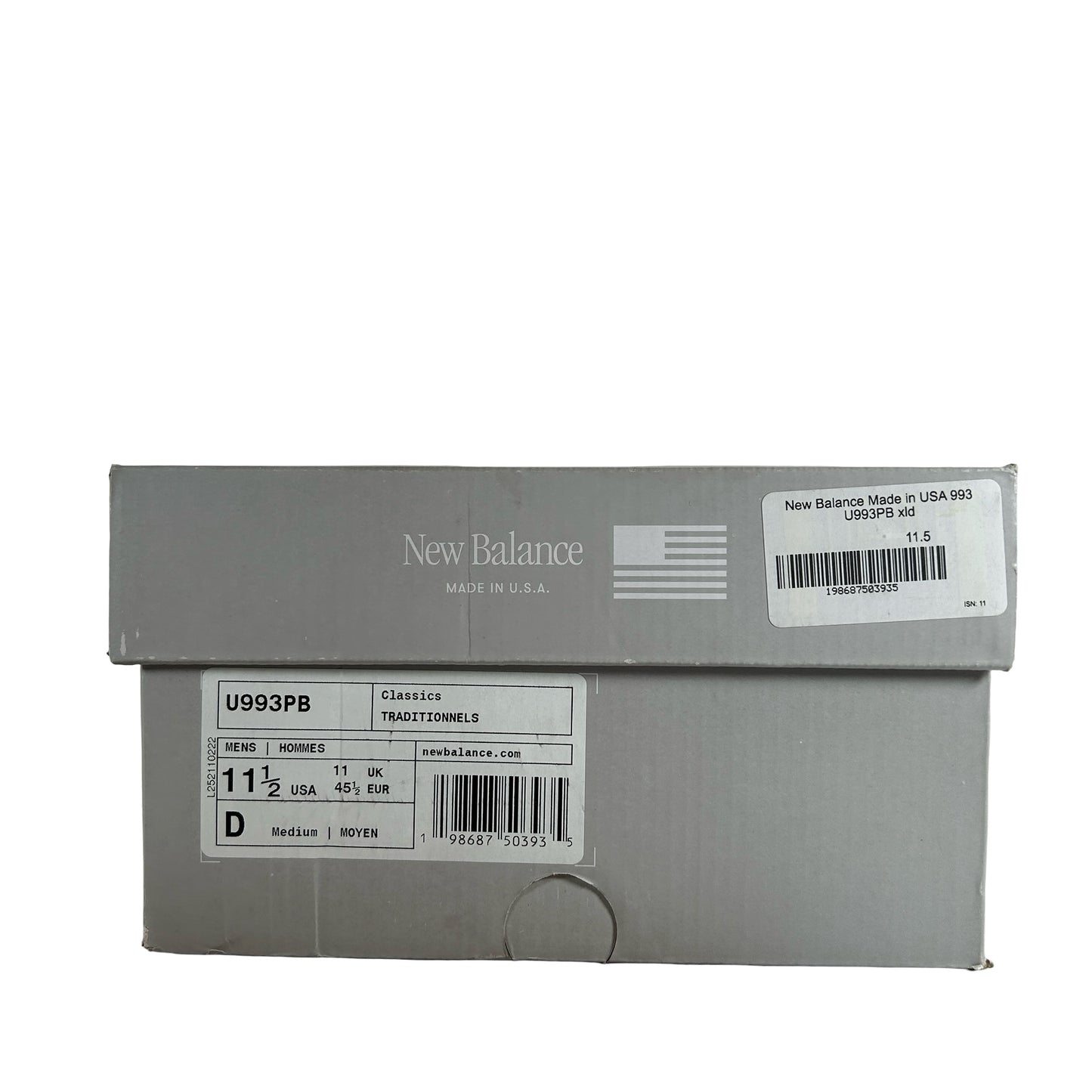 U993P8 New Balance 993 MiUSA Pink Taffy [USED] - 11.5 M (Used)