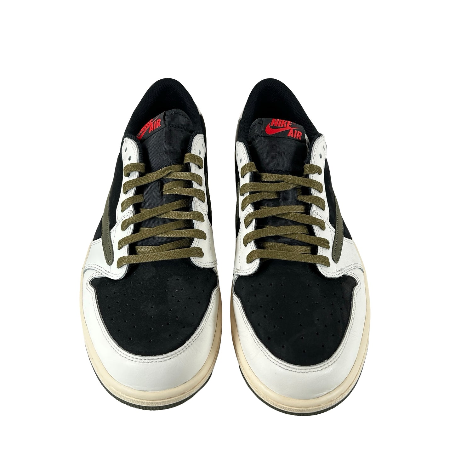 DZ4137 106 Jordan 1 Retro Low OG SP Travis Scott Olive (W) [USED] - 14.5 W (Used)