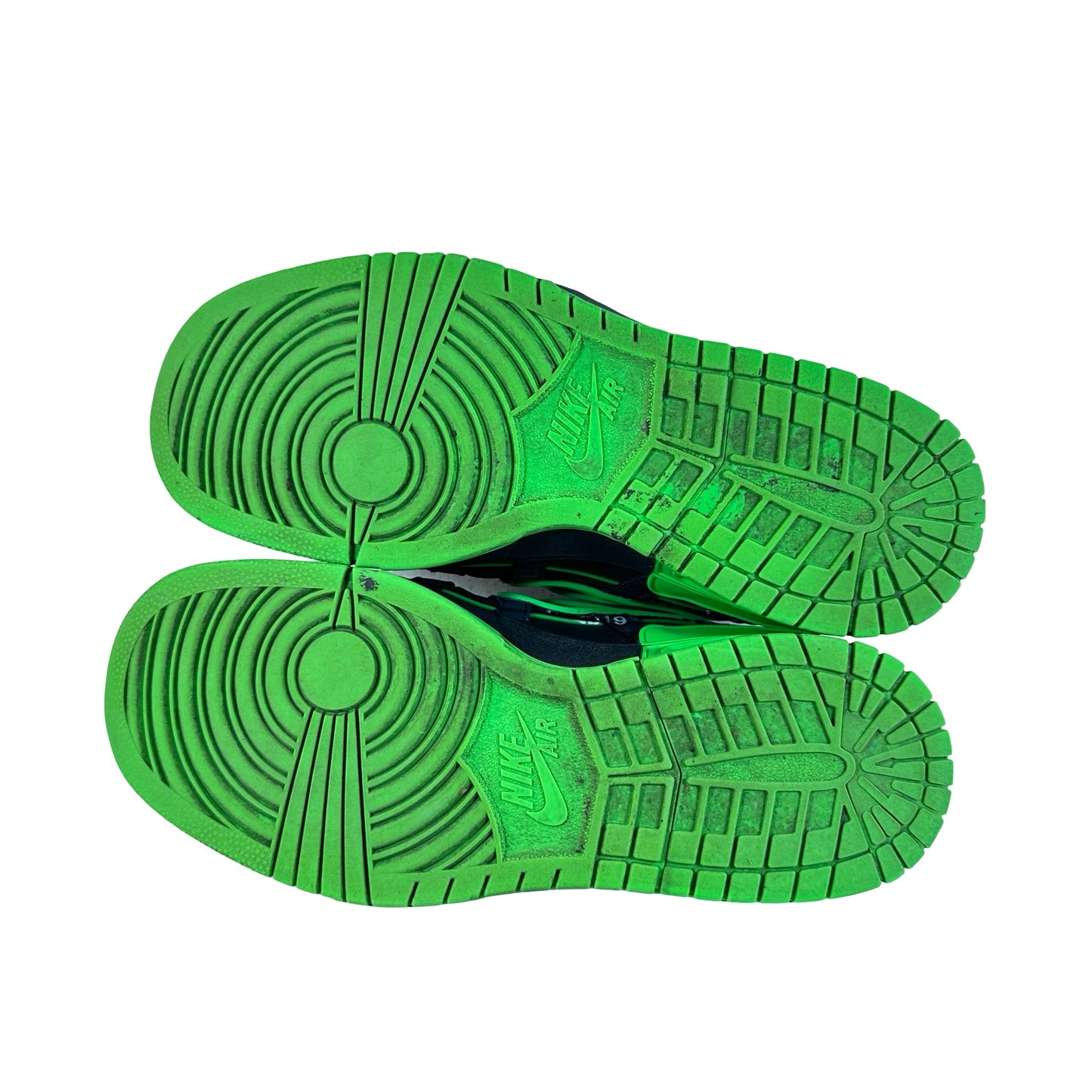 CU6015 001 Nike Air Rubber Dunk Off-White Green Strike [USED] - 10 M (Used3)