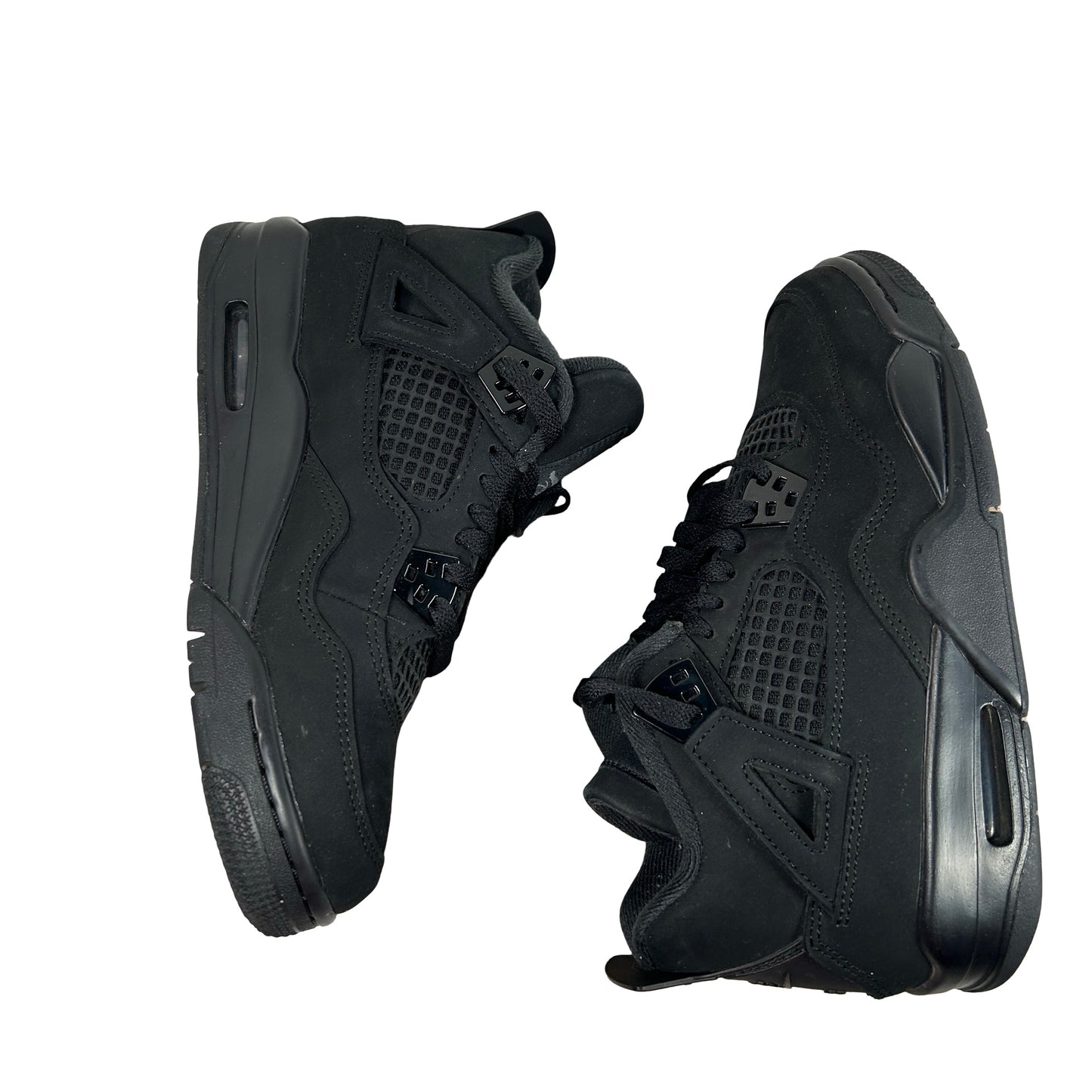 IB4171 010 Jordan 4 Retro Black Cat (2025) (GS) [USED] - 5.5 Y (Used)