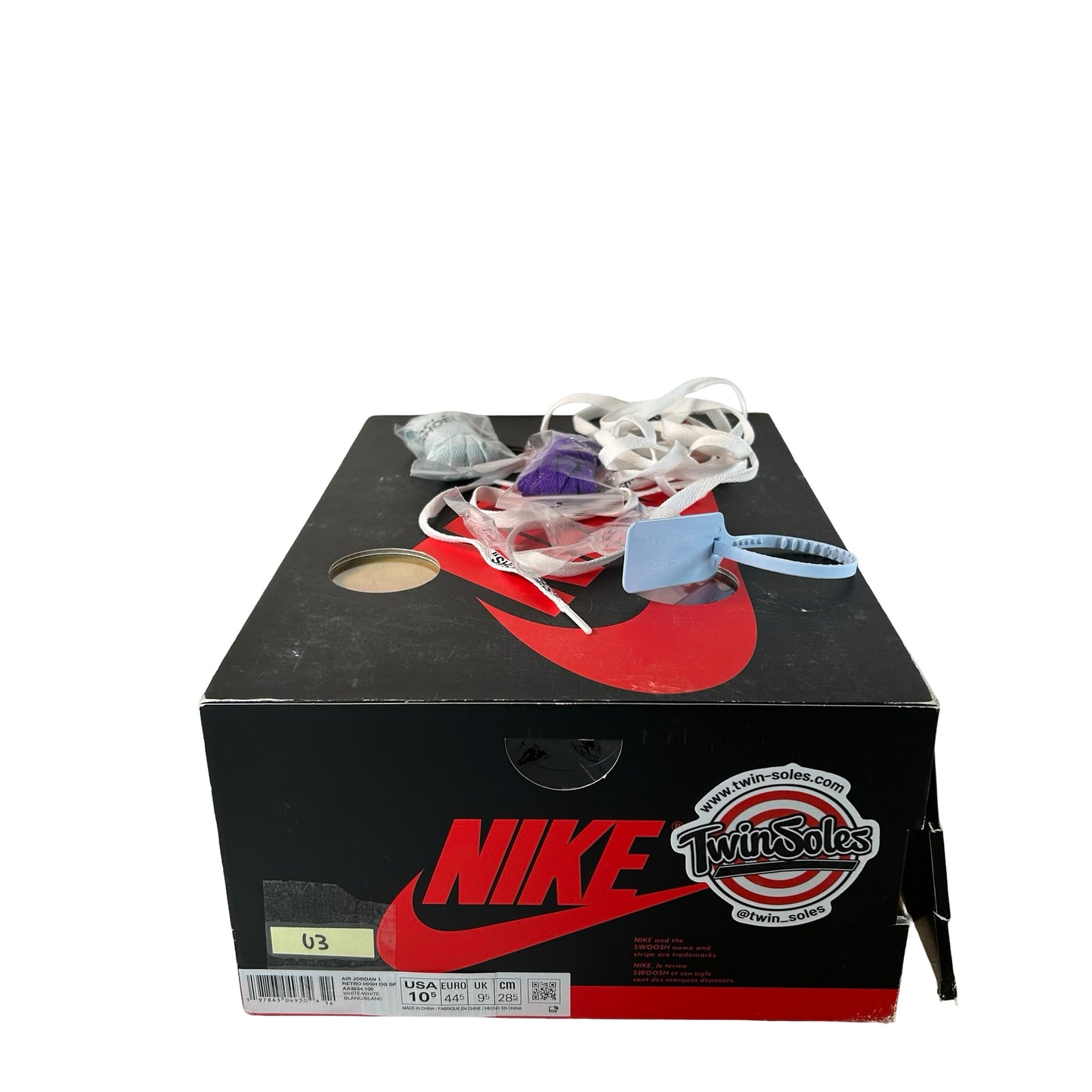 AA3834 100 Jordan 1 Retro High Virgil Abloh Archive Alaska [USED] - 10.5 M (Used3)