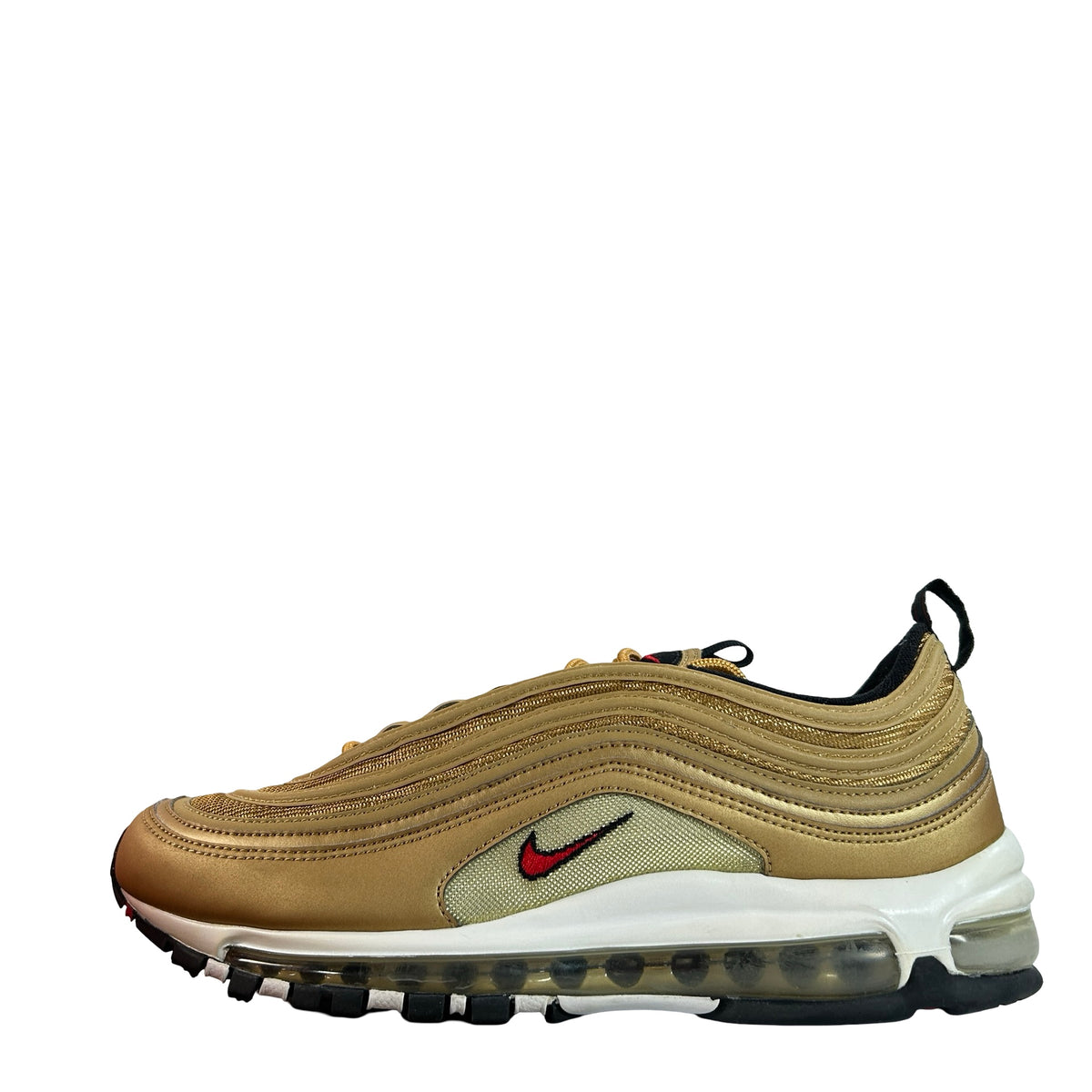 884421 700 Nike Air Max 97 Metallic Gold (2017/2018) - 10 M (Yellowing)