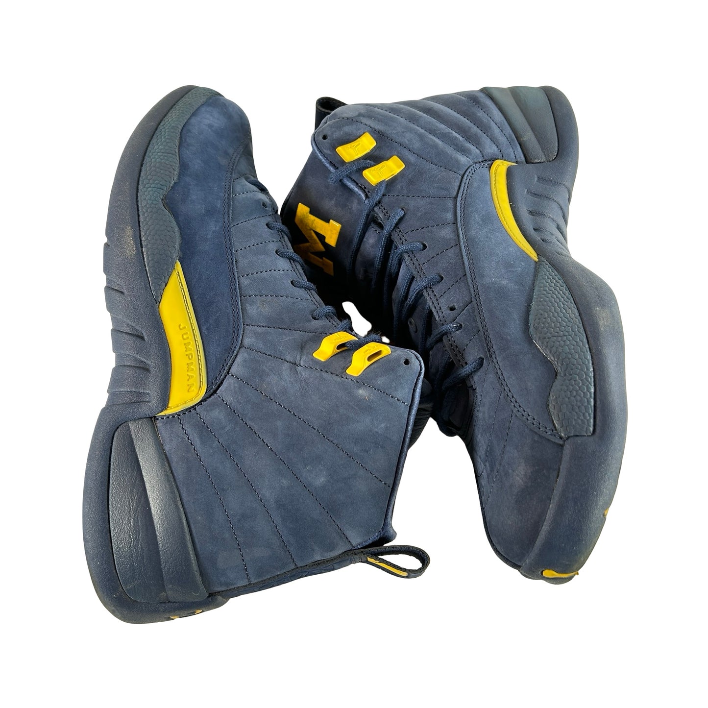 BQ3180 407 Jordan 12 Retro Michigan [USED] - 12 M (Used) (No Insoles)