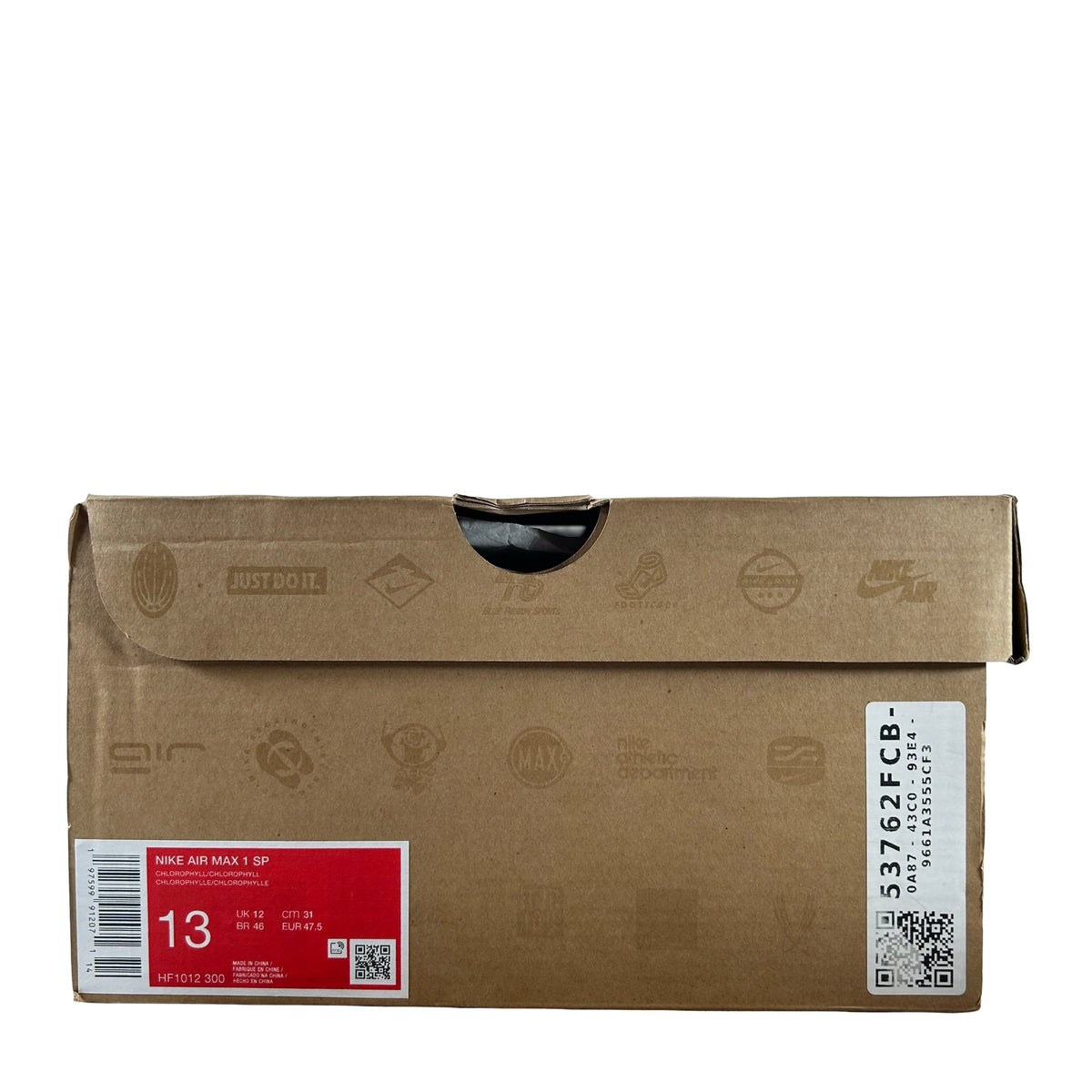 HF1012 300 Nike Air Max 1 Patta 20th Anniversary Chlorophyll [USED] - 13 M (Used)