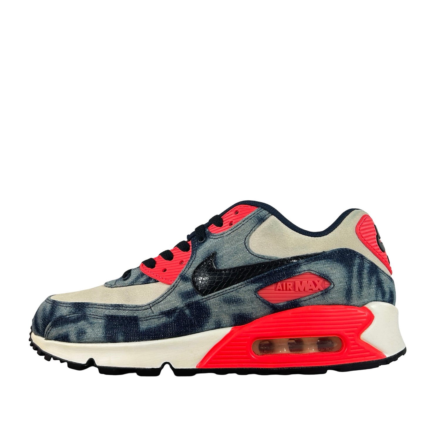 700875 400 Nike Air Max 90 Washed Denim [USED] - 9 M (Used)