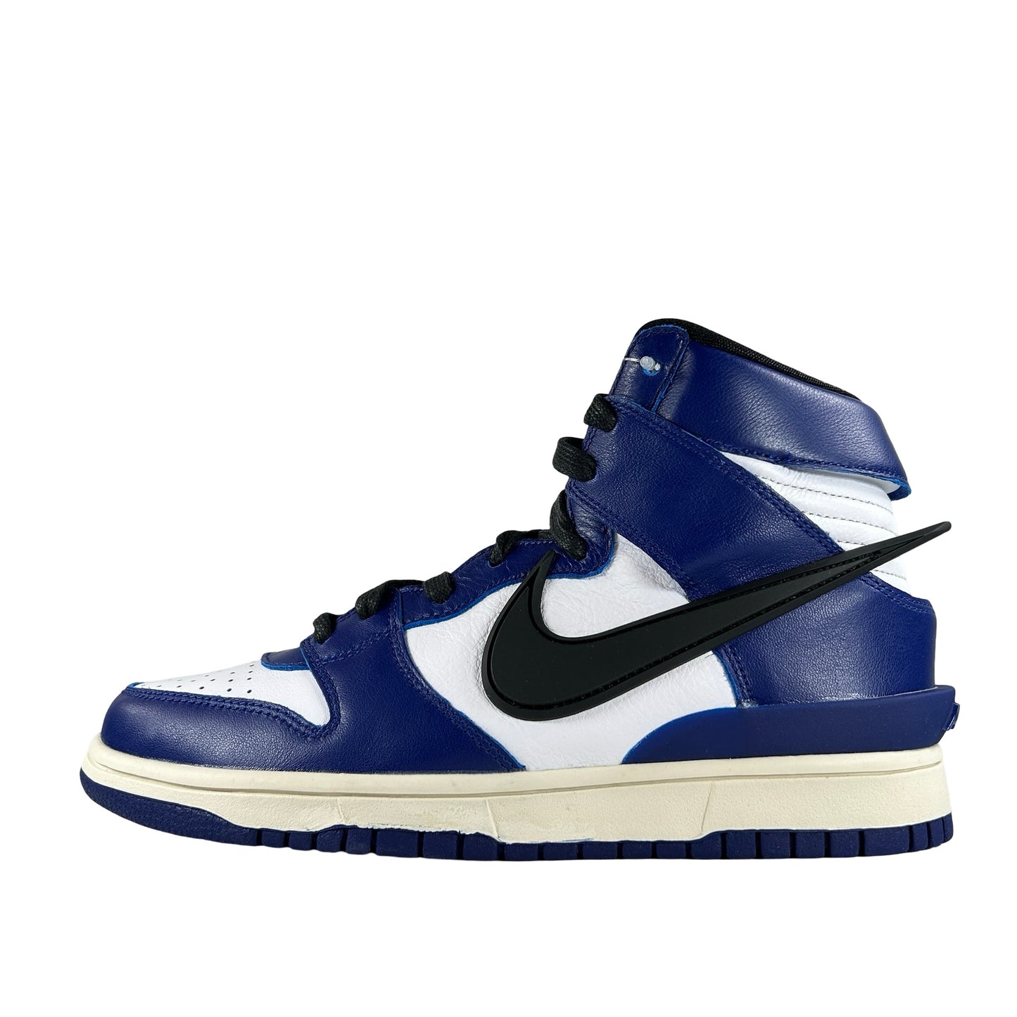 CU7544 400 Nike Dunk High AMBUSH Deep Royal [CONDITIONAL] - 7.5 M (Midsole Discoloration)