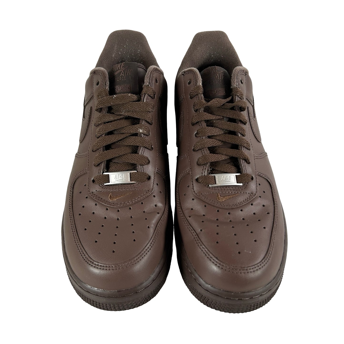 CU9225 200 Nike Air Force 1 Low Supreme Baroque Brown [USED] - 9.5 M (Used) (Replace Box)