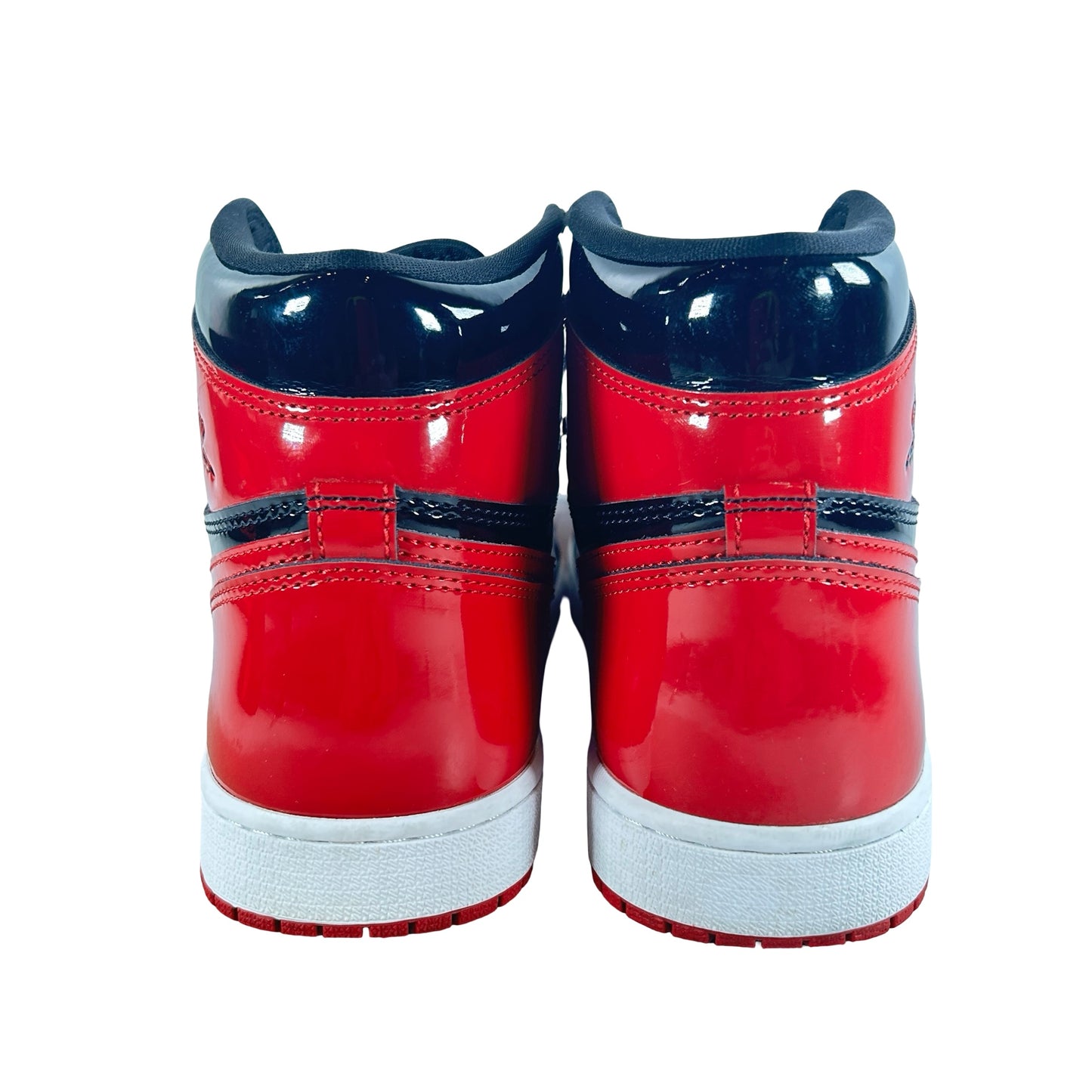 555088 063 Jordan 1 Retro High OG Patent Bred [USED] - 9.5 M (Used11)