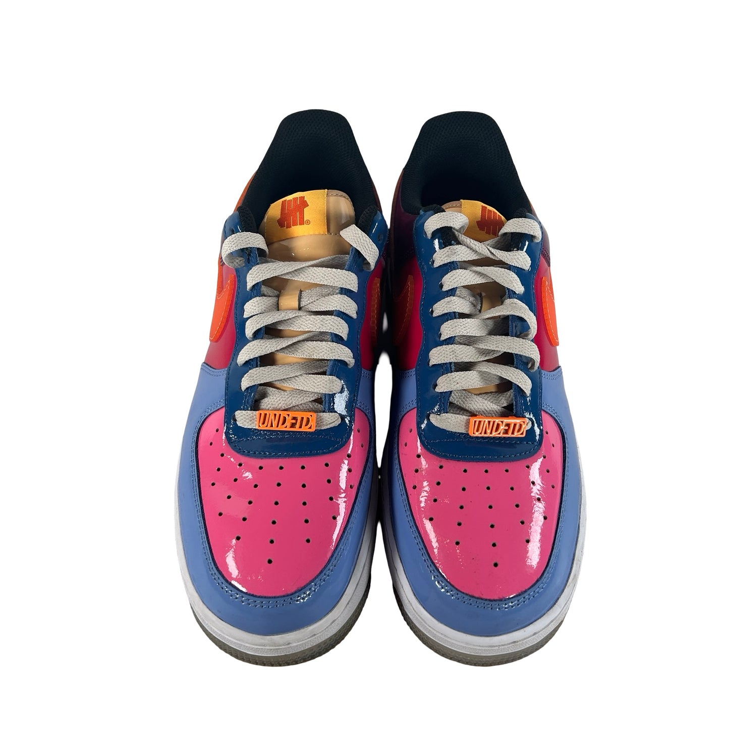 DV5255 400 Nike Air Force 1 Low SP UNDFTD Multi-Patent [USED] - 9 M (Used) (No Box)