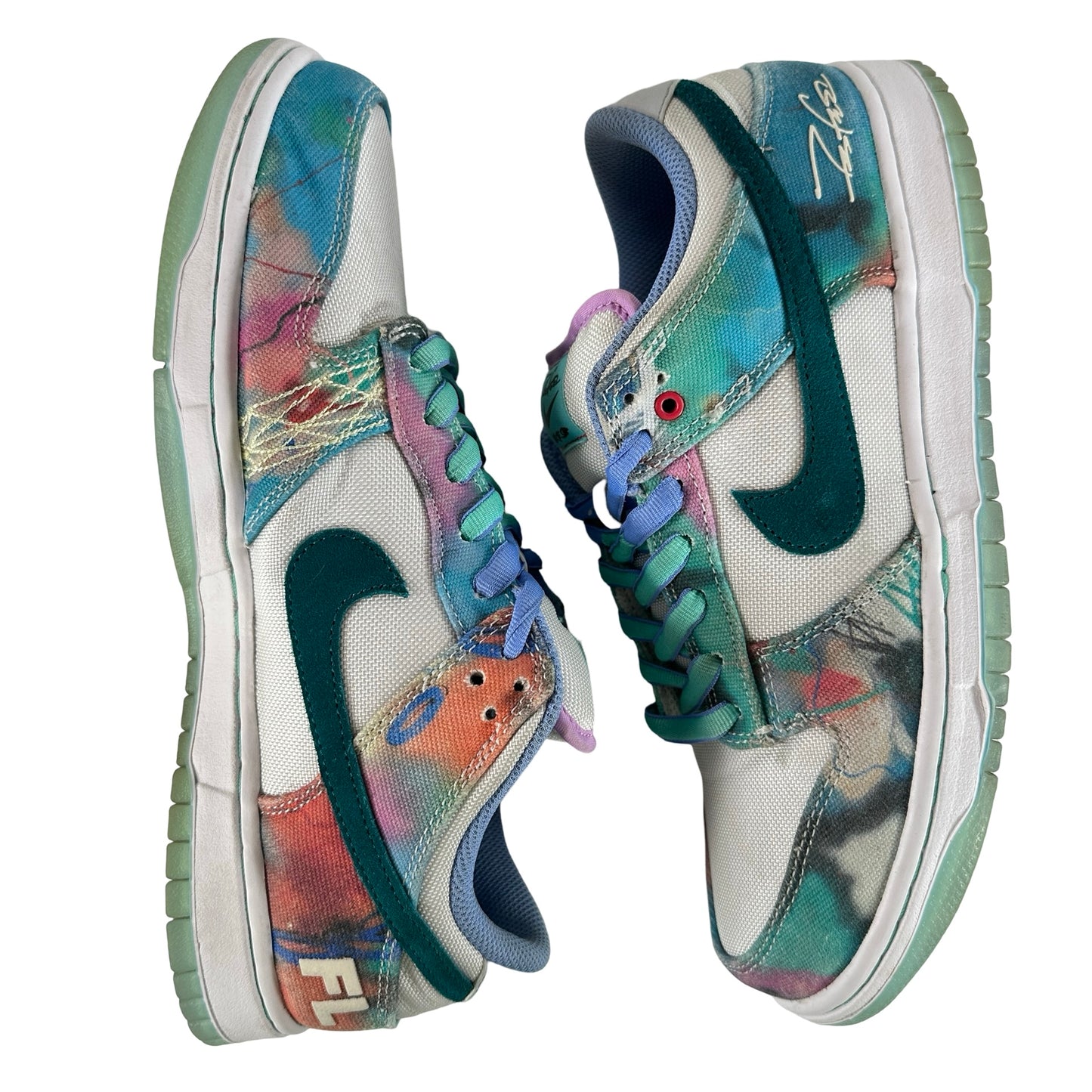 HF6061 400 Nike SB Dunk Low Futura Laboratories Bleached Aqua [USED] - 9.5 M (Used)