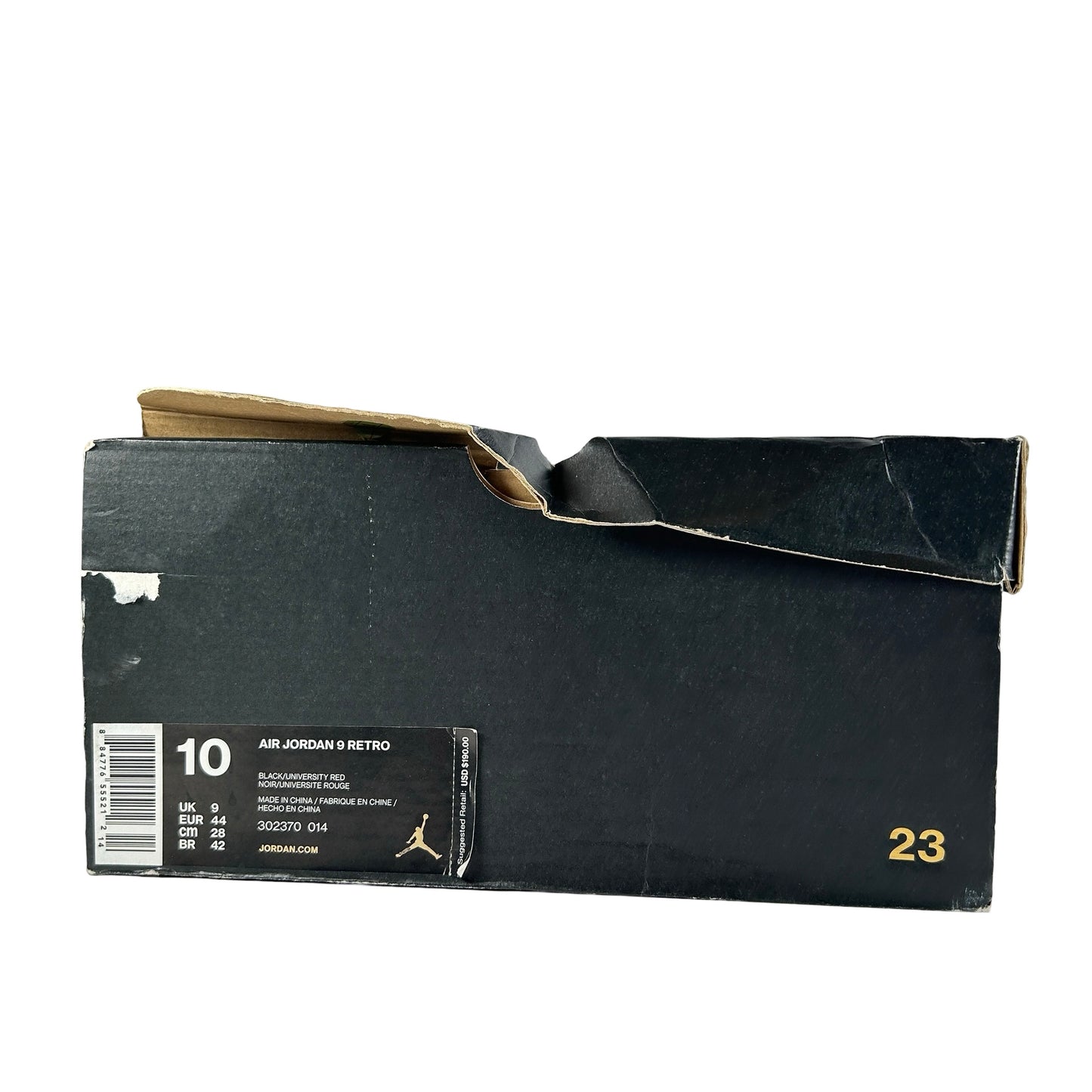 302370 014 Jordan 9 Retro Bred Patent [USED] - 10 M (Used)