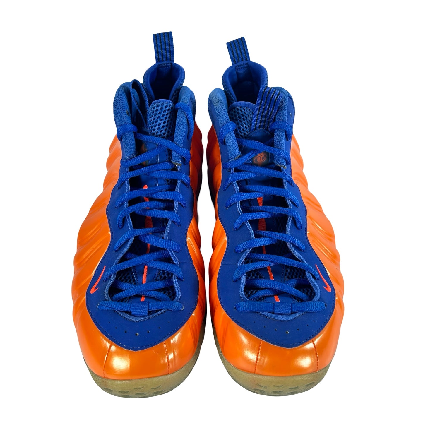 314996 801 Nike Air Foamposite One Knicks [USED] - 14 M (Used) (No Insoles)