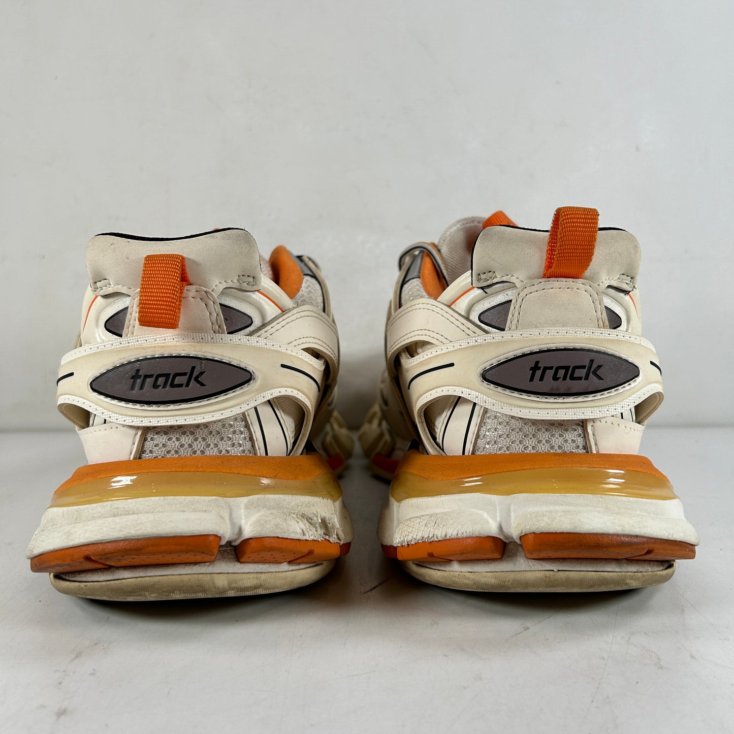 542023W1GB19059 Balenciaga Track Sneaker 'White Orange' [USED] - 10 M (Used) (No Box)