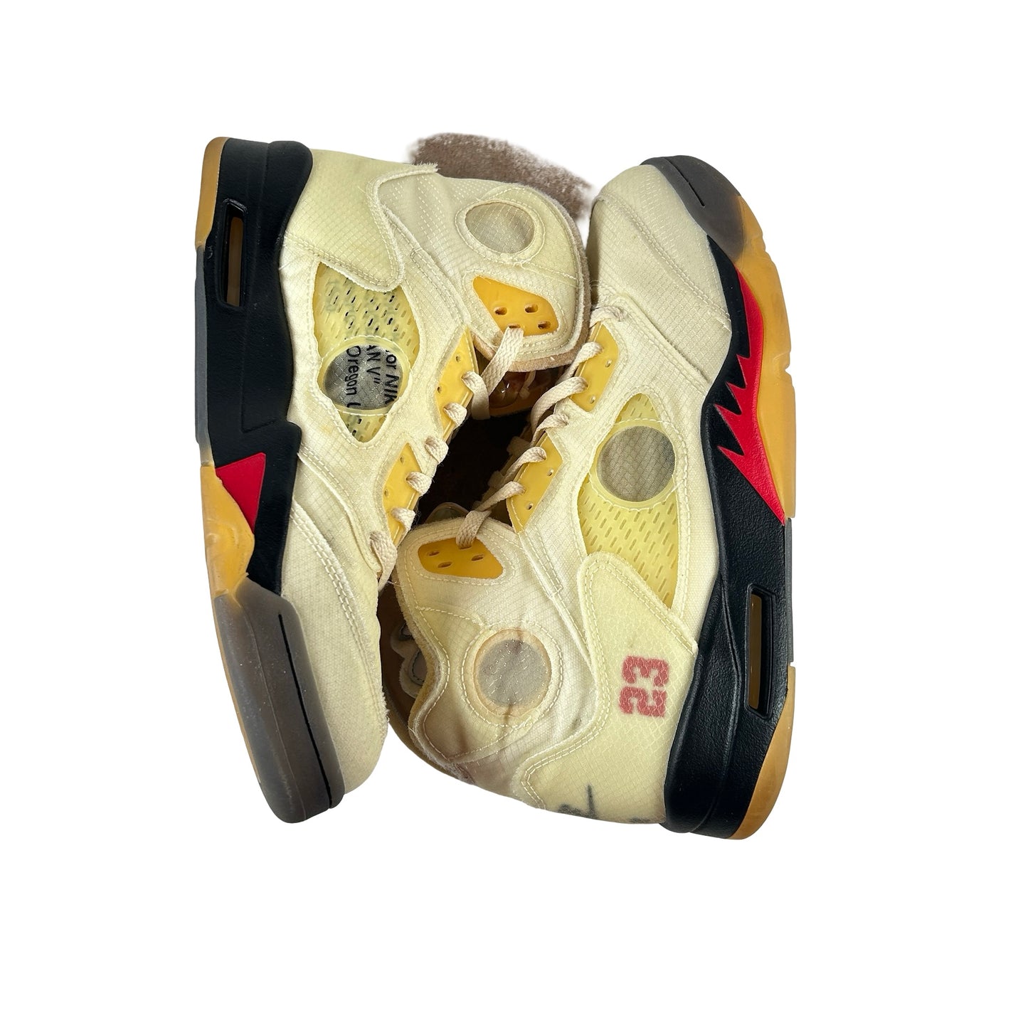 DH8565 100 Jordan 5 Off-White Sail [USED] - 10.5 M (Used) (Replace Box)