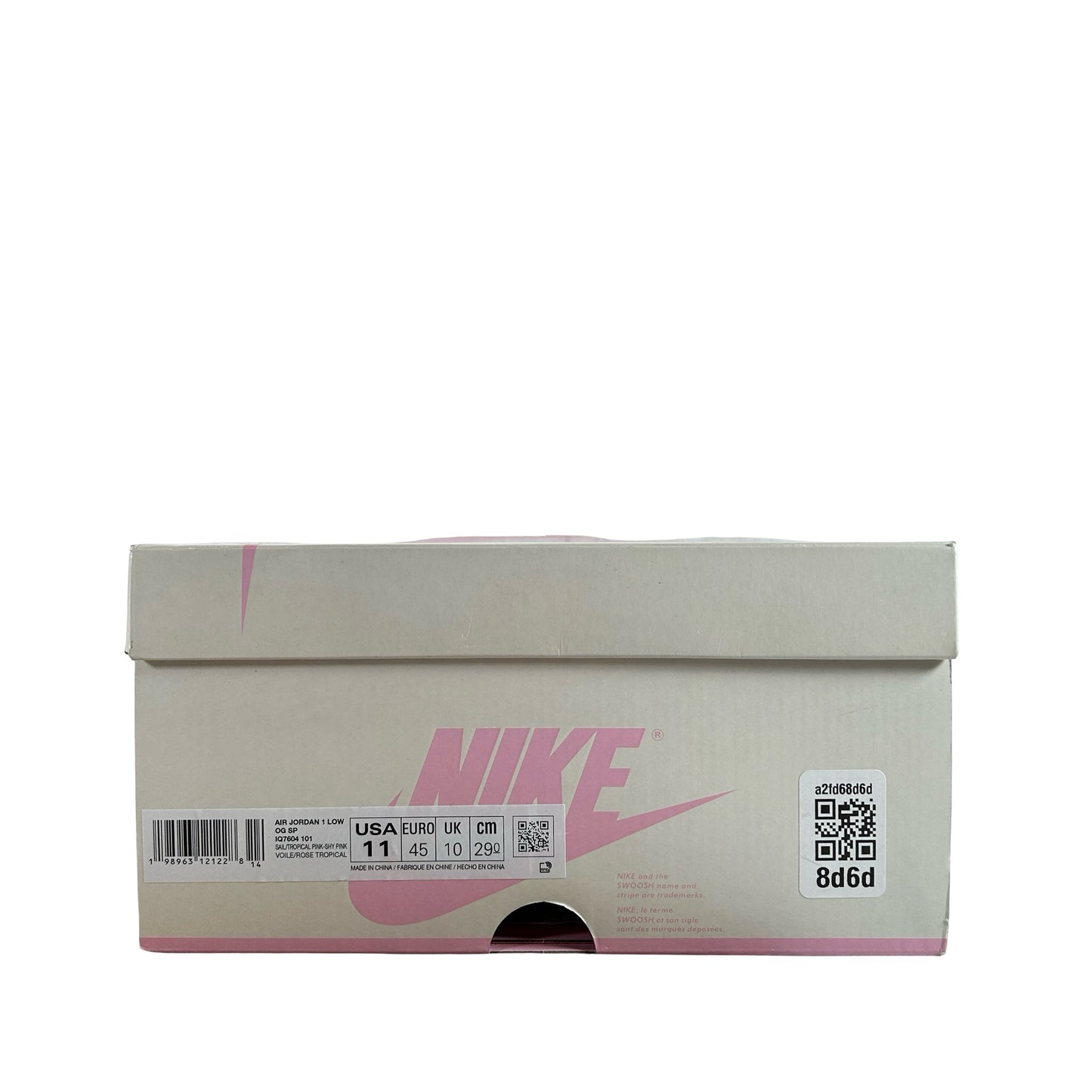IQ7604 101 Jordan 1 Retro Low OG SP Travis Scott Sail Tropical Pink [USED] - 11 M (Used)