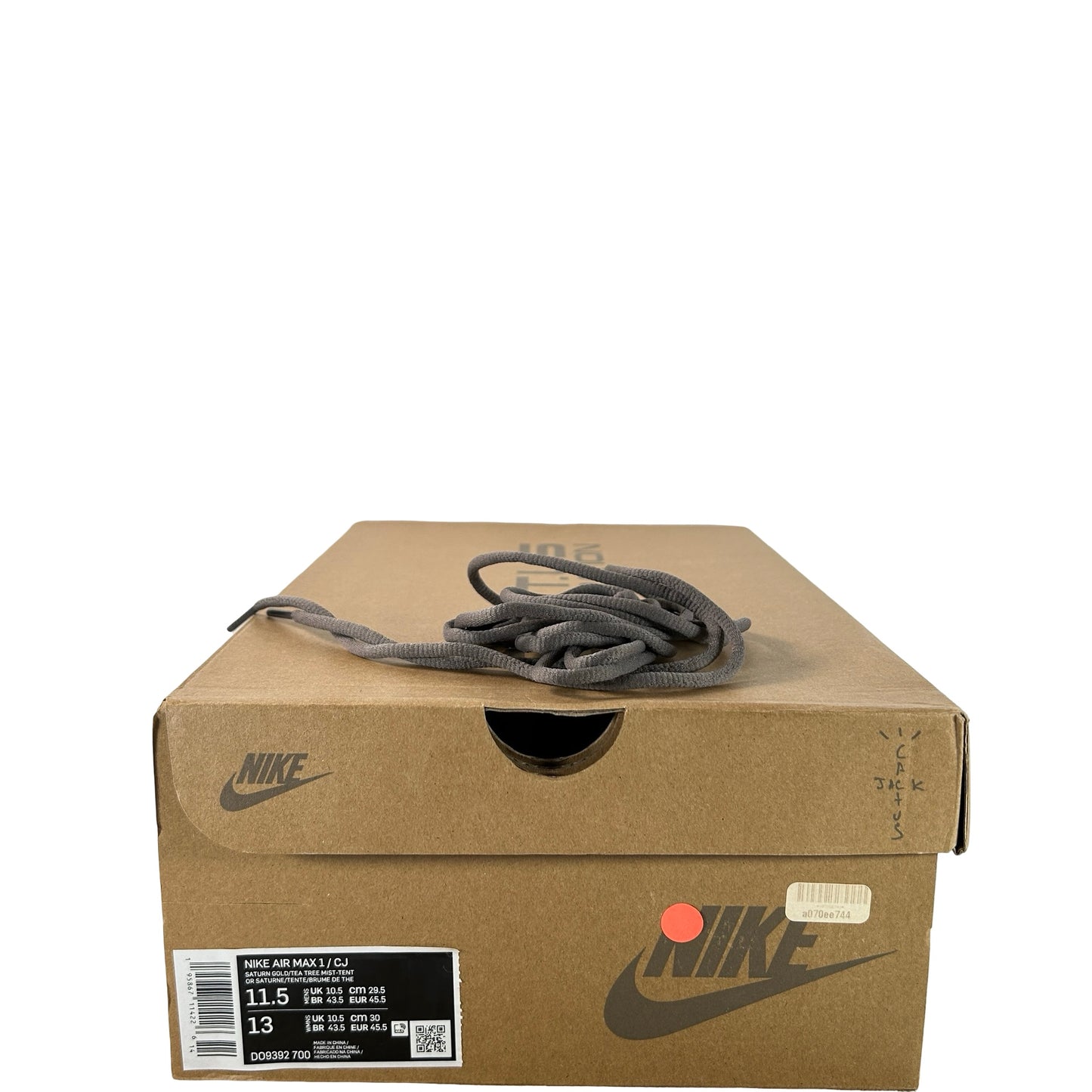 DO9392 700 Nike Air Max 1 Travis Scott Cactus Jack Saturn Gold [USED] - 11.5 M (Used)