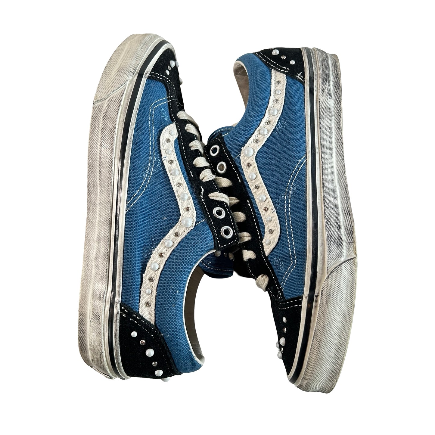VN000E8VYA6 Vans LX Old Skool 36 Pearlized Pack Black Navy [USED] - 10 M (Used2)