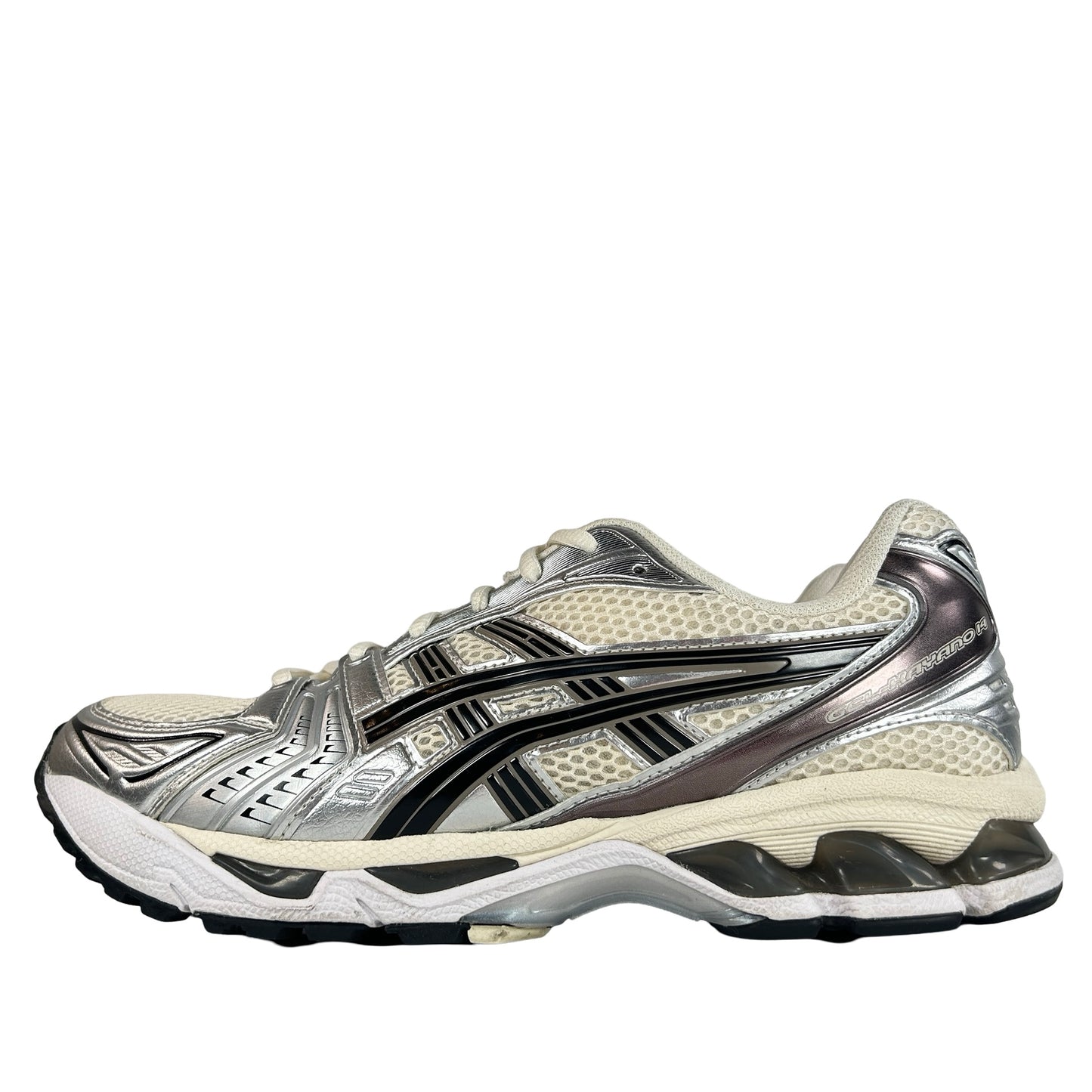 1201A019 108 ASICS Gel-Kayano 14 Crema Negro Metálico Ciruela